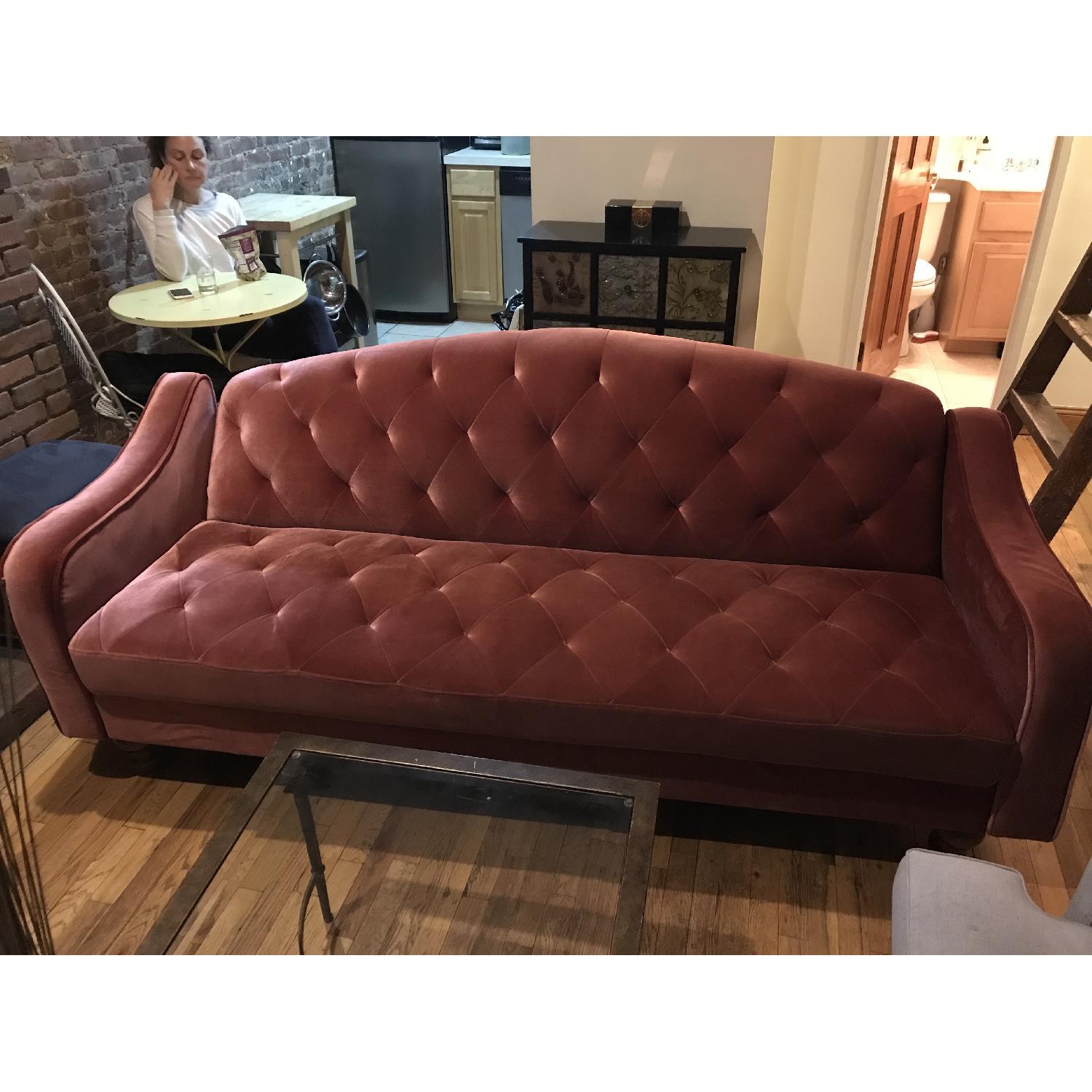 Urban Outfitters Ava Tufted Sleeper Sofa - image-1