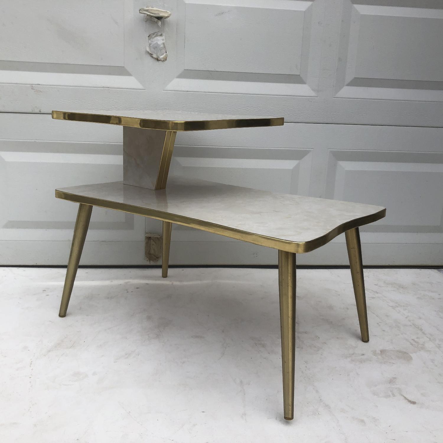 Mid-Century Modern Two-Tier End Table - image-5