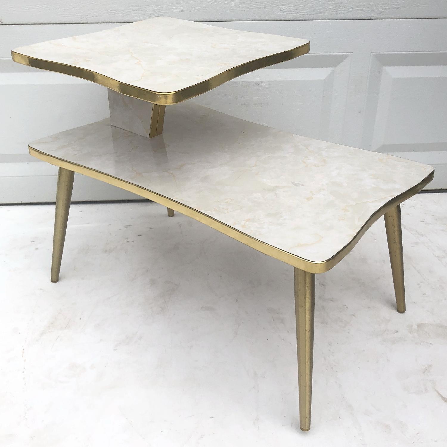 Mid-Century Modern Two-Tier End Table - image-6