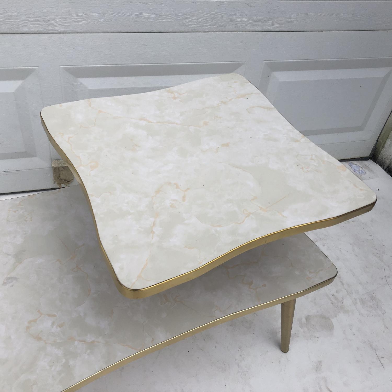 Mid-Century Modern Two-Tier End Table - image-9