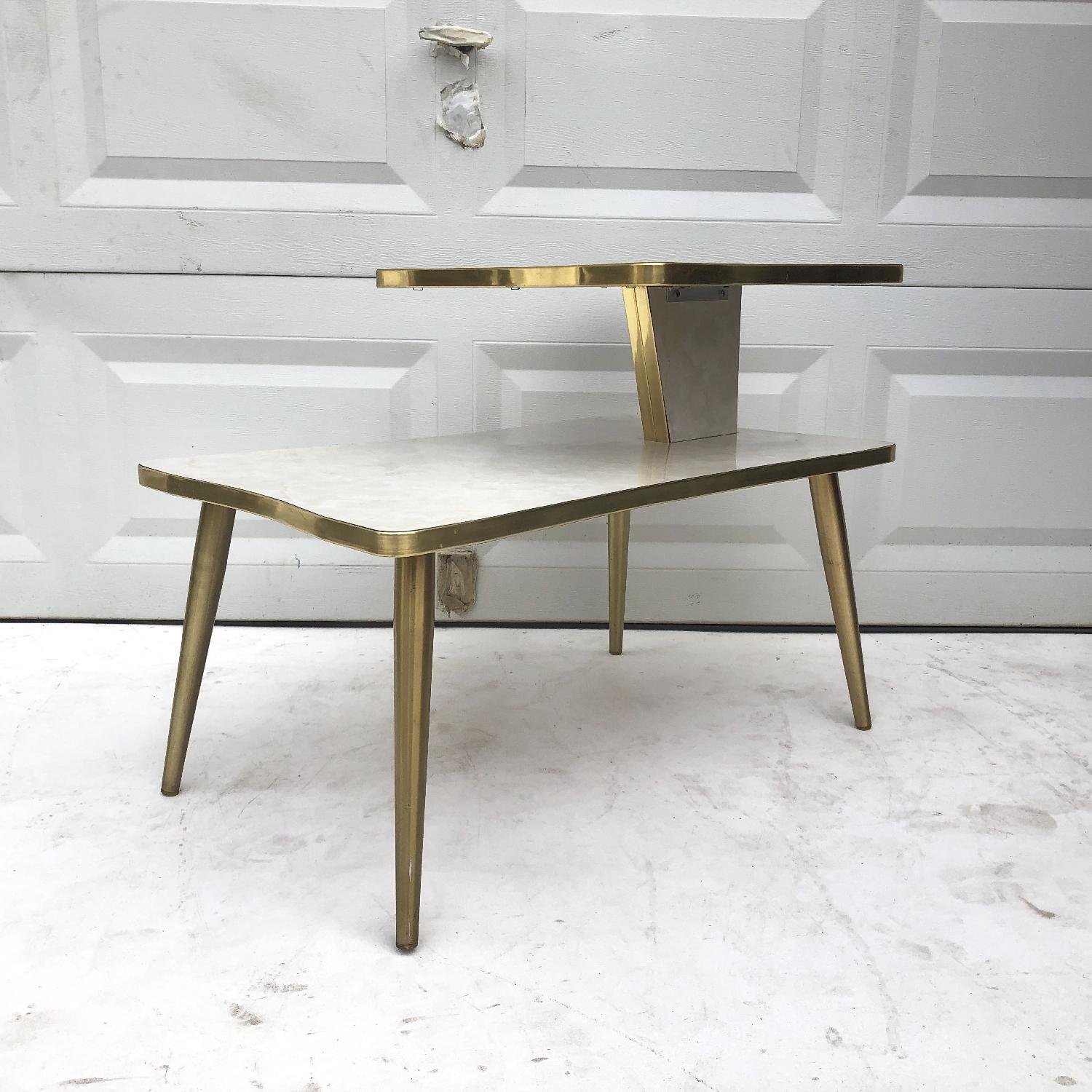 Mid-Century Modern Two-Tier End Table - image-10