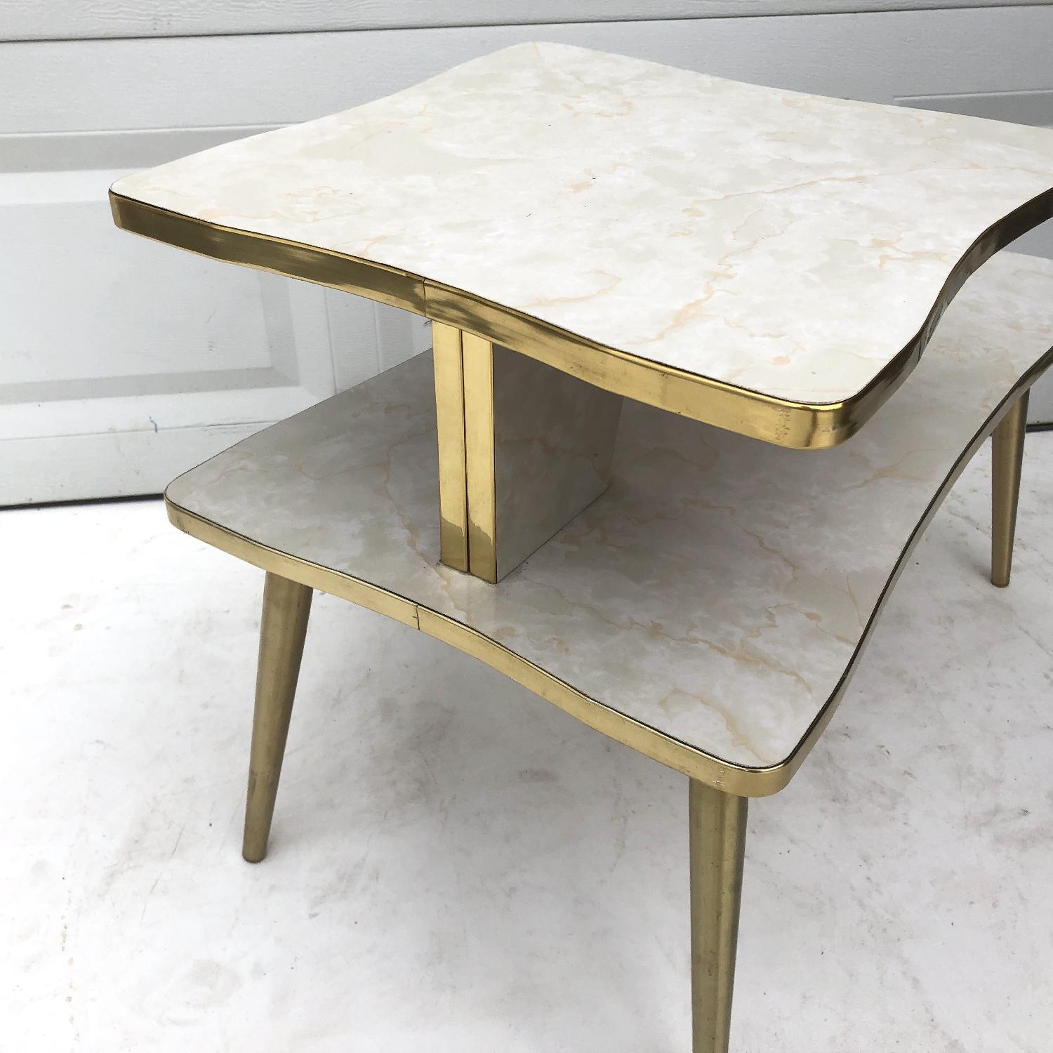 Mid-Century Modern Two-Tier End Table - image-11