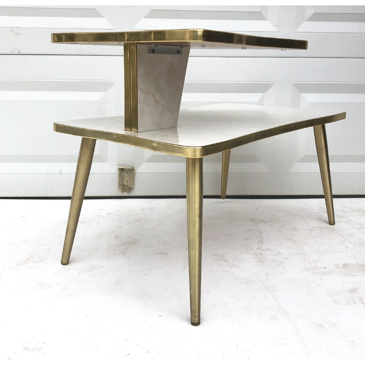 Mid-Century Modern Two-Tier End Table - image-13