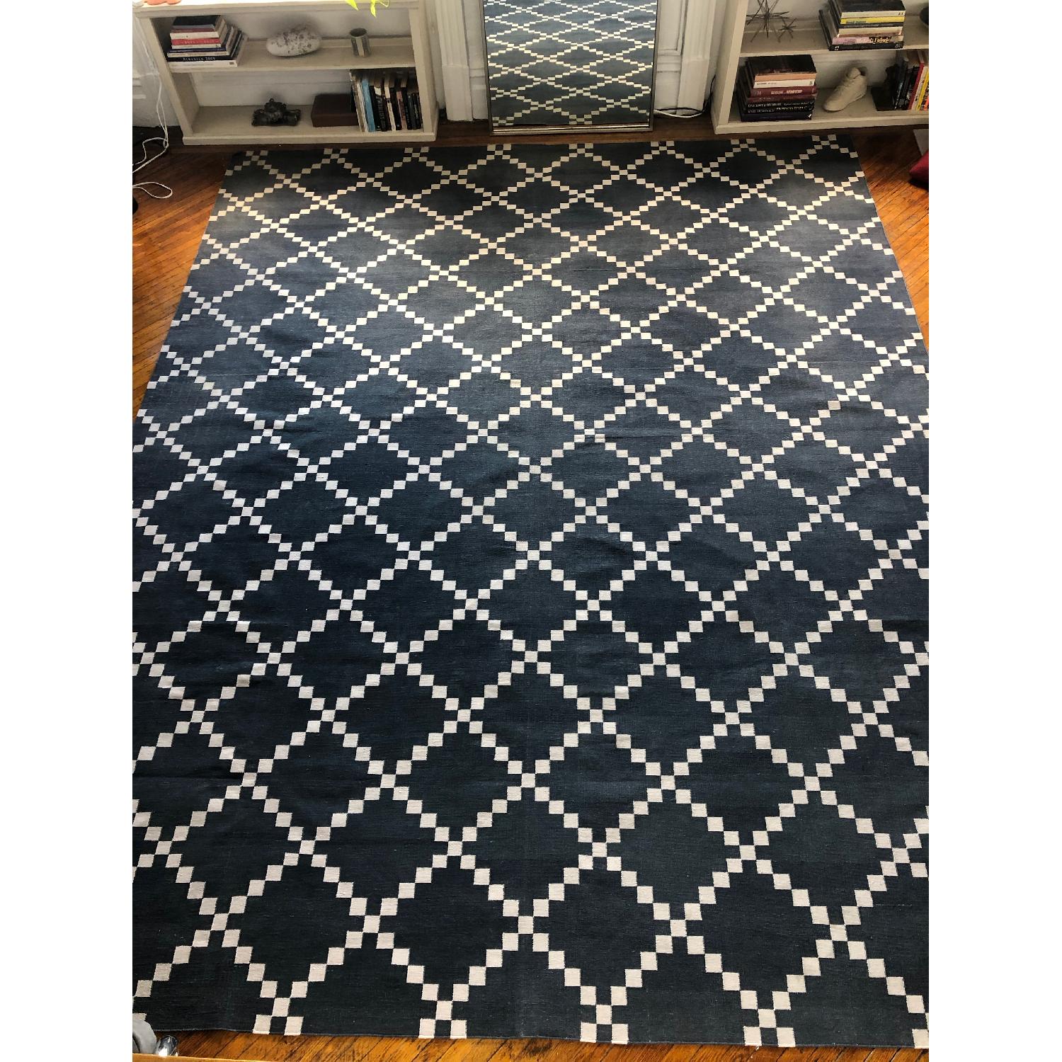ABC Carpet and Home Madeline Weinrib Denim Blue Rug - image-2