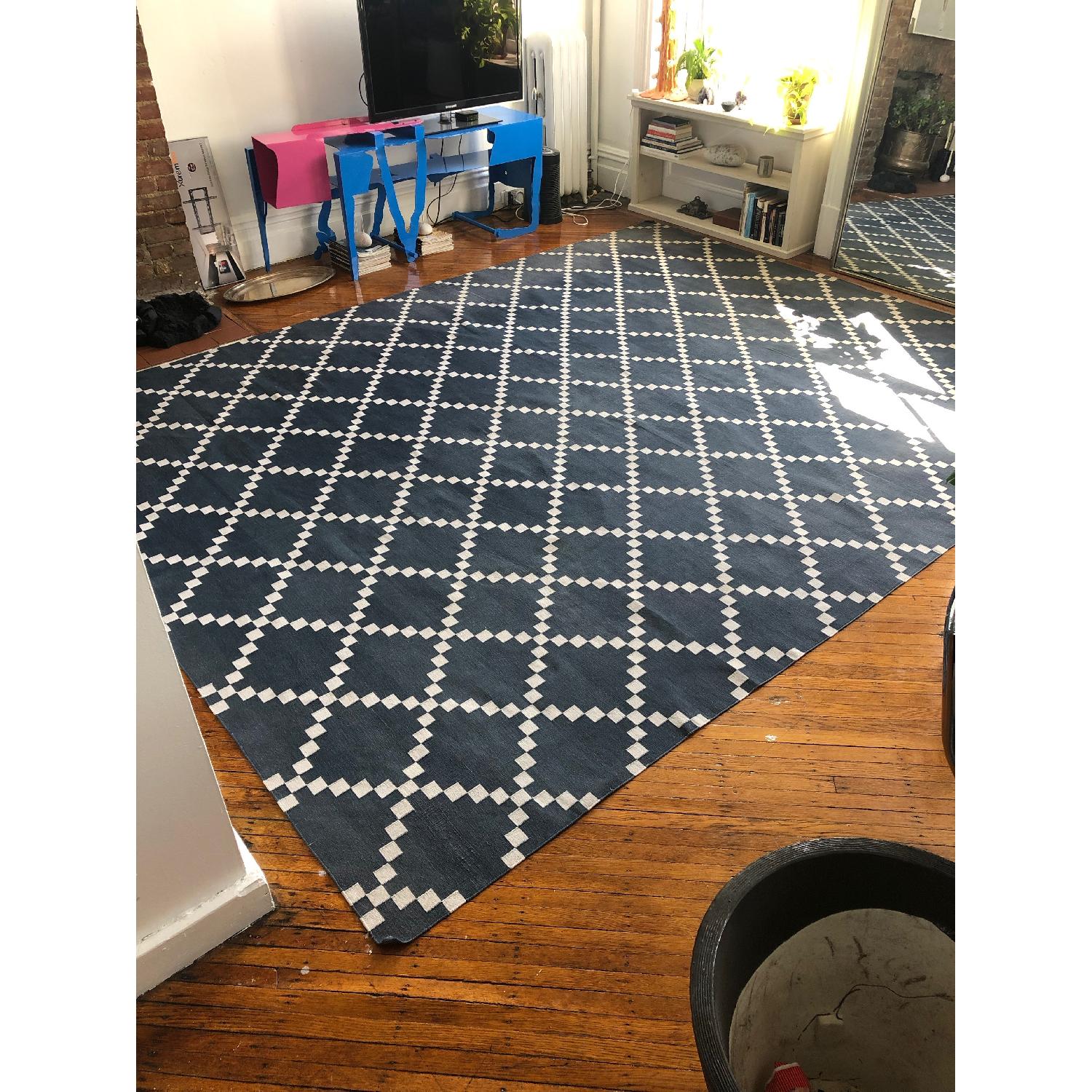 ABC Carpet and Home Madeline Weinrib Denim Blue Rug - image-3