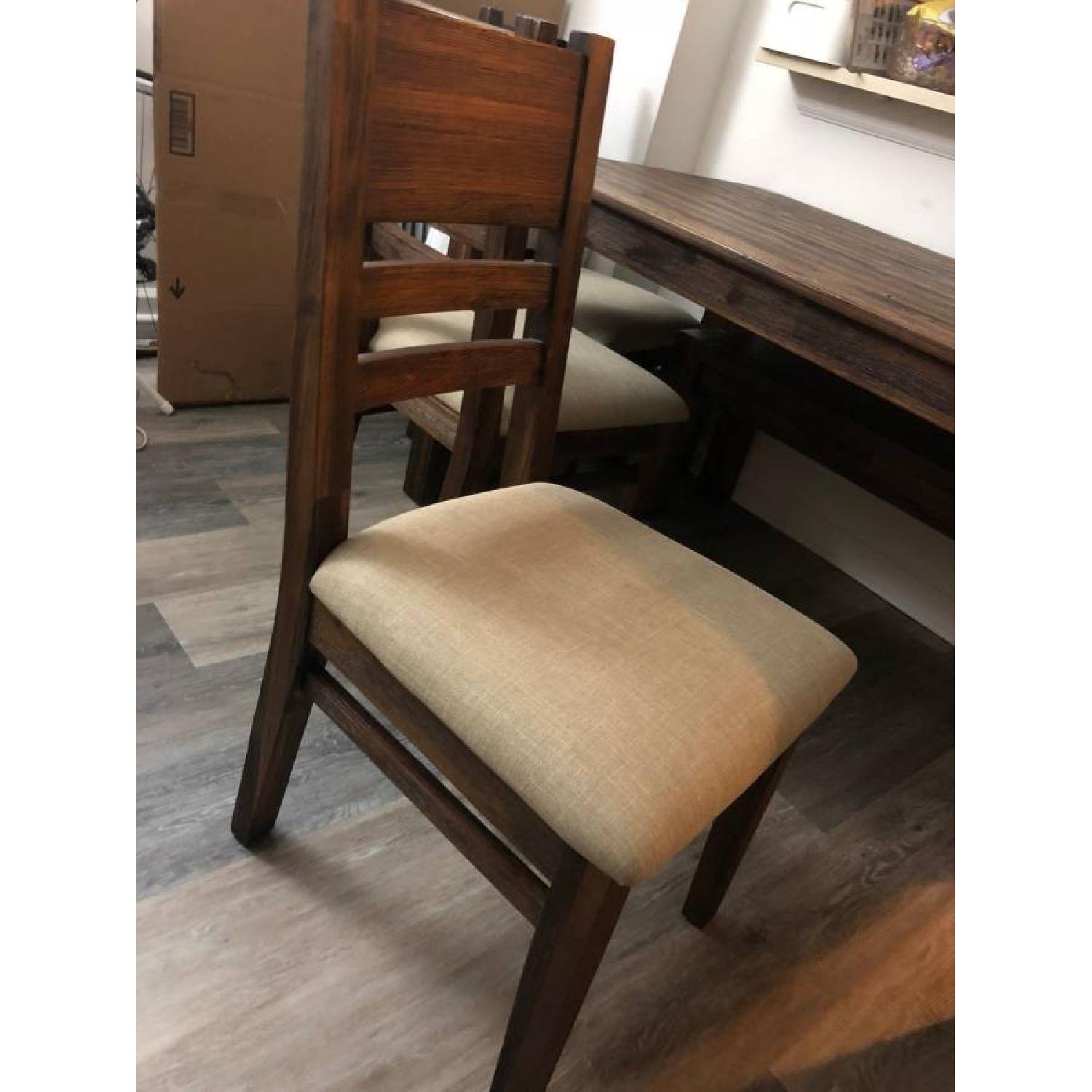 Macy's Avondale Dining Table w/ 4 Chairs & Bench - image-8