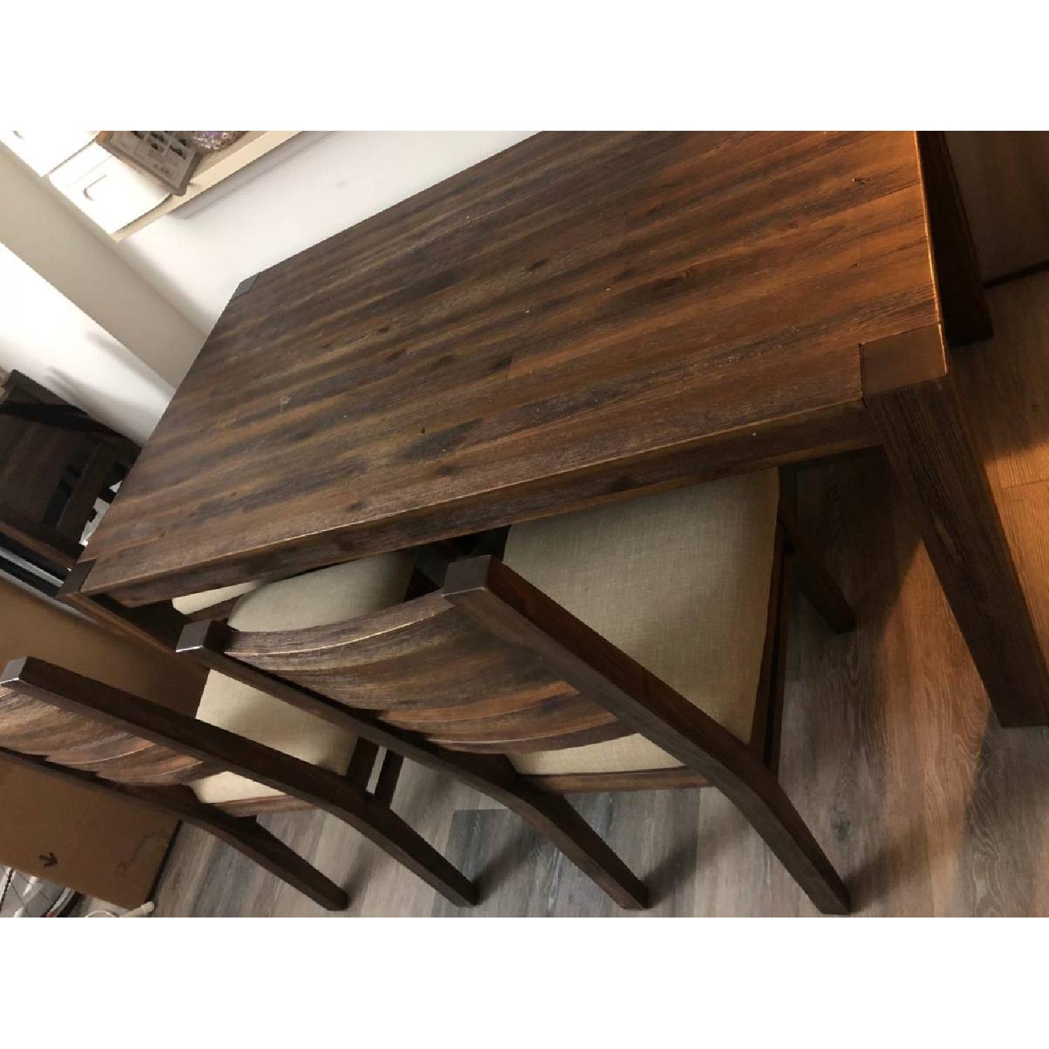 Macy's Avondale Dining Table w/ 4 Chairs & Bench - image-13