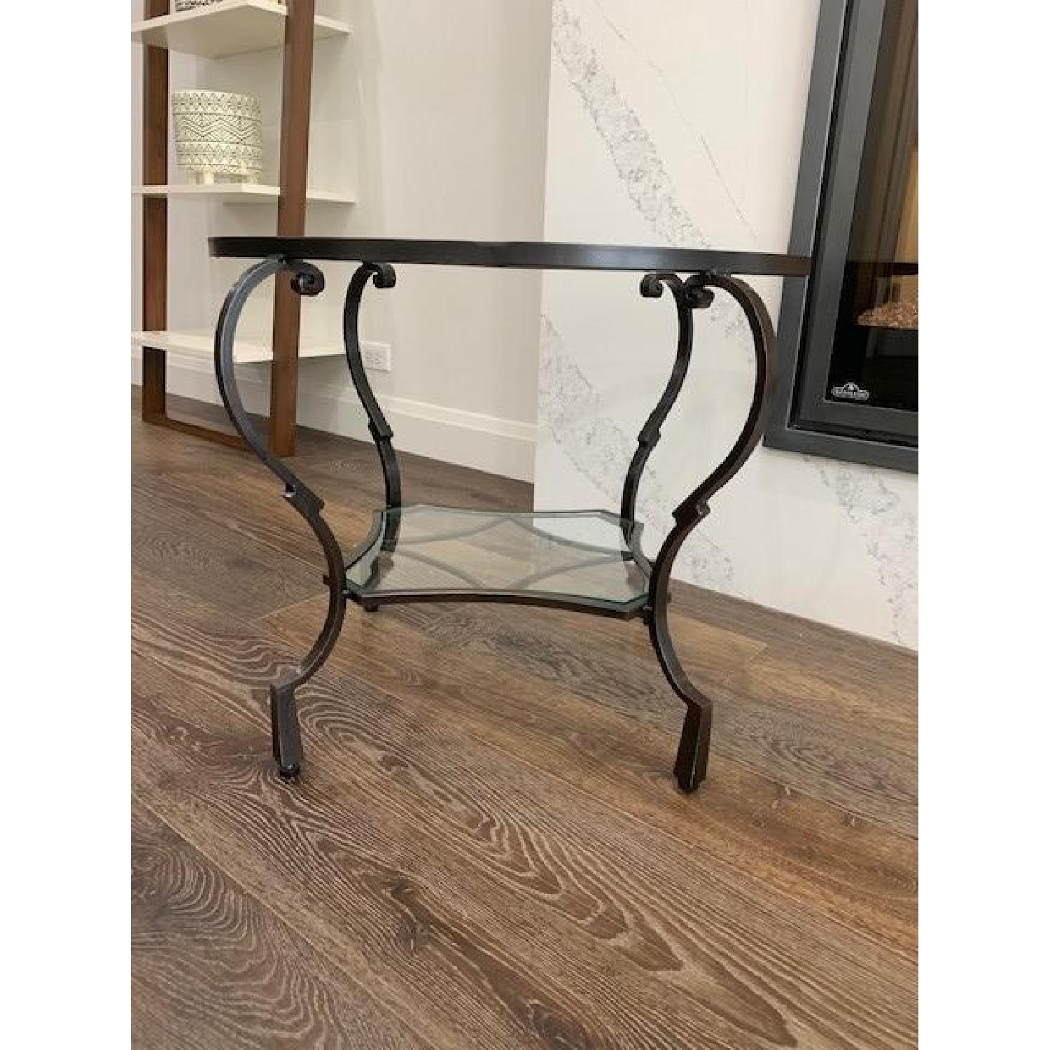 Pier 1 Chasca Glass & Iron End Tables - image-2