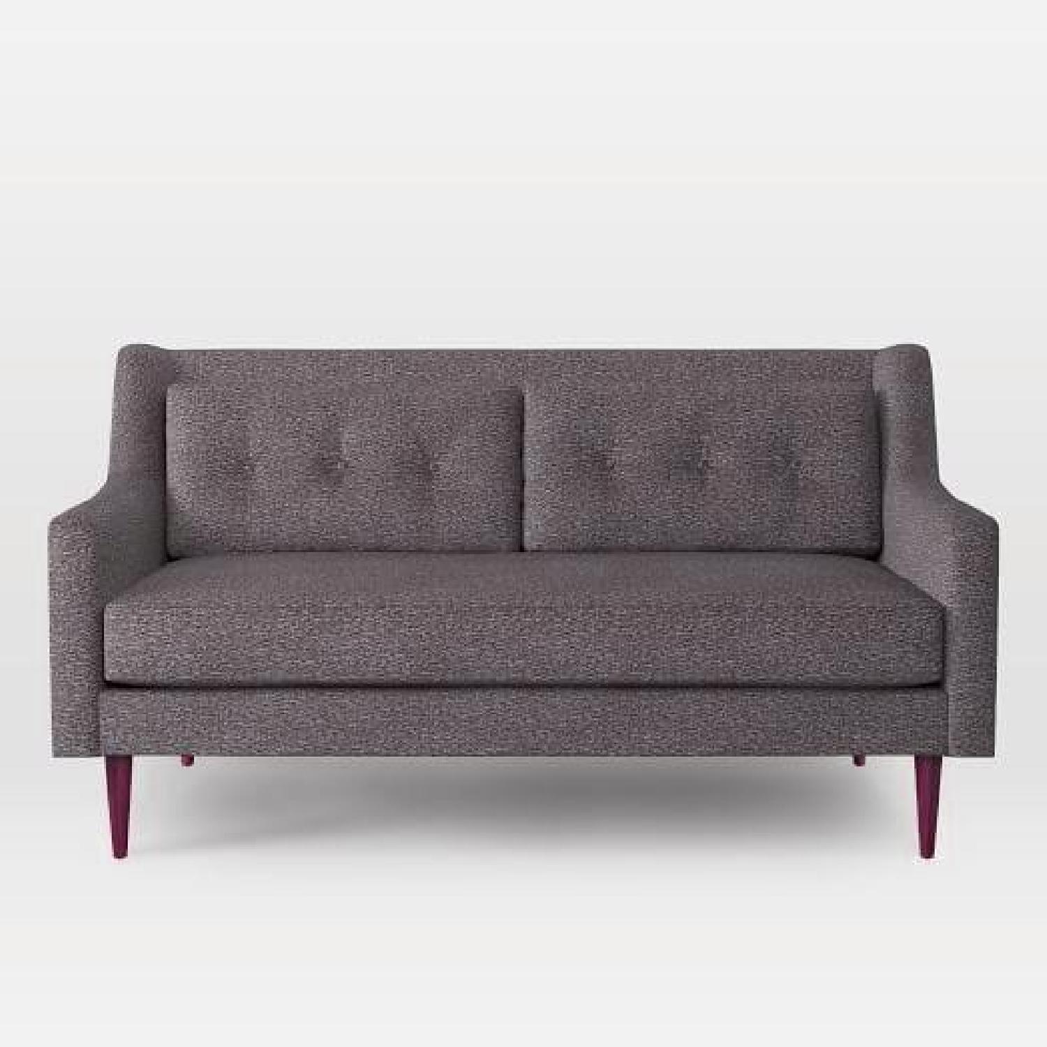 West Elm Crosby Mid-Century Loveseat - image-5