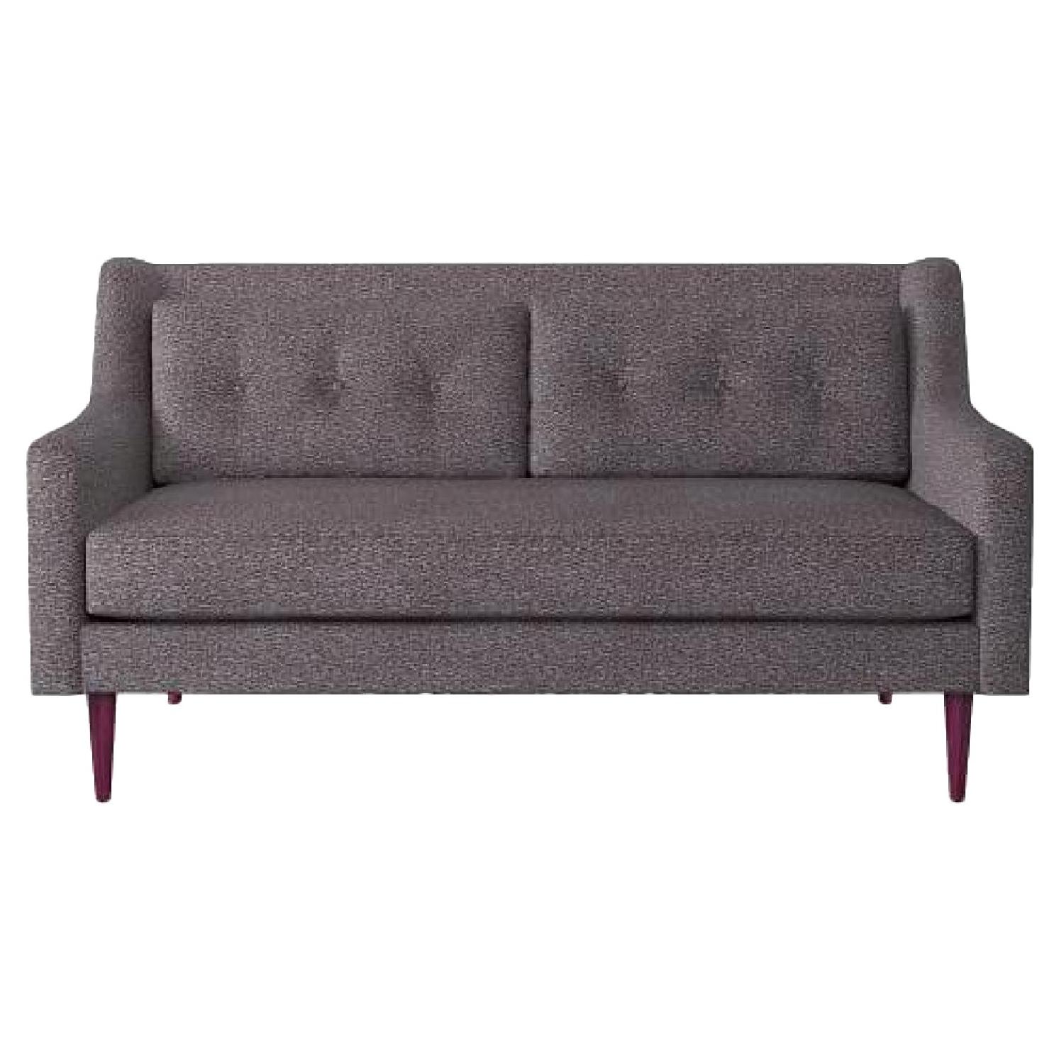 West Elm Crosby Mid-Century Loveseat - image-0