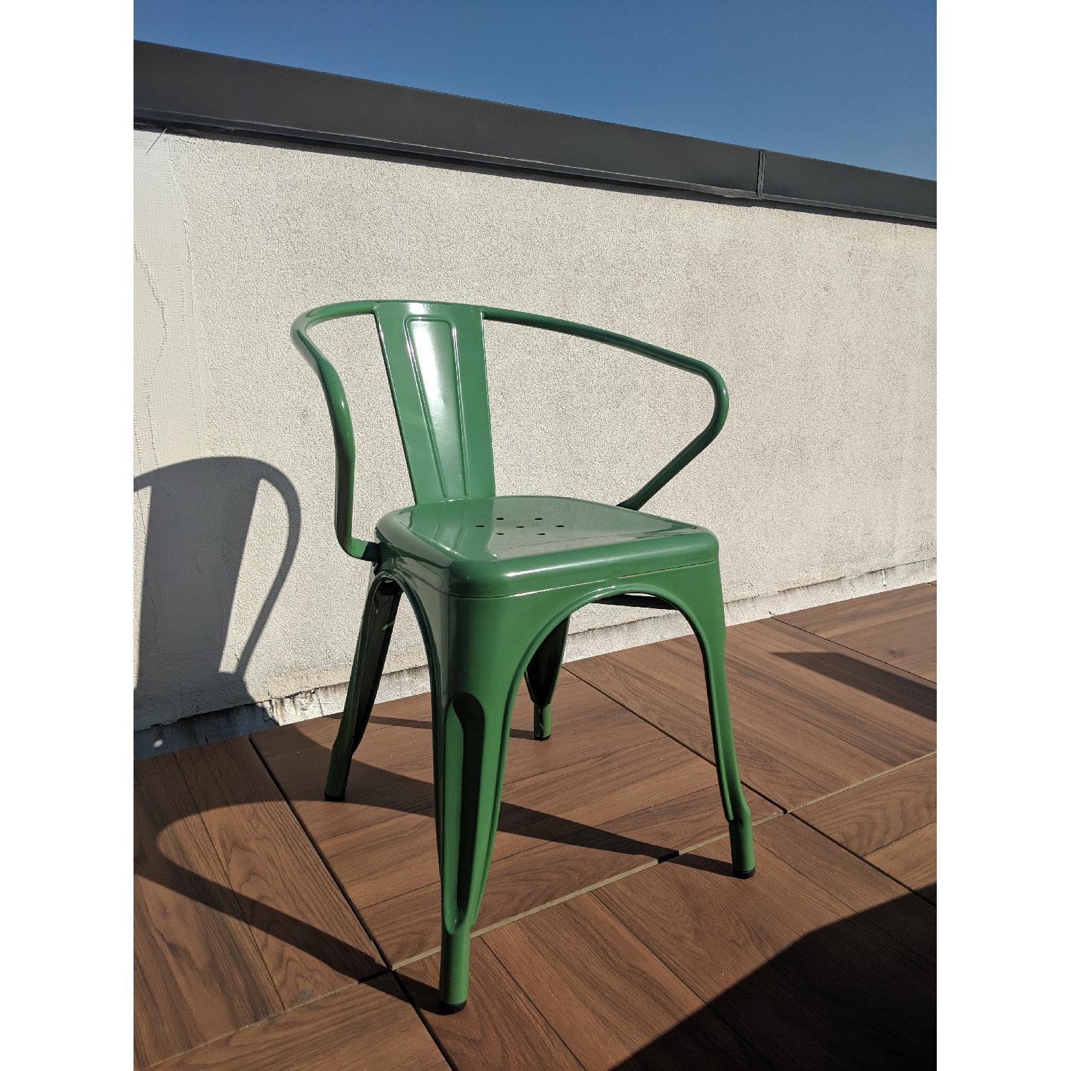 Outdoor Metal Bistro Chairs - image-1