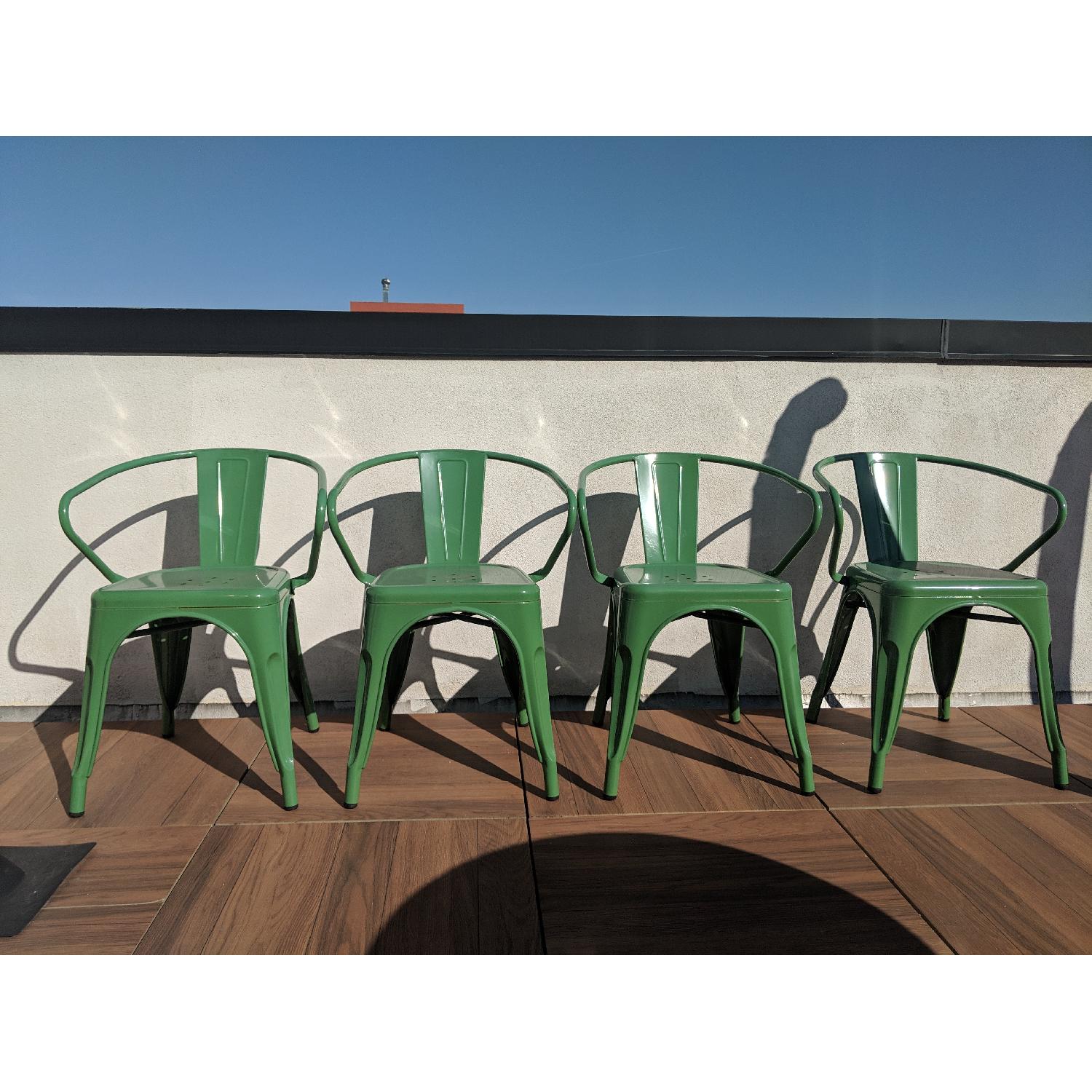 Outdoor Metal Bistro Chairs - image-3