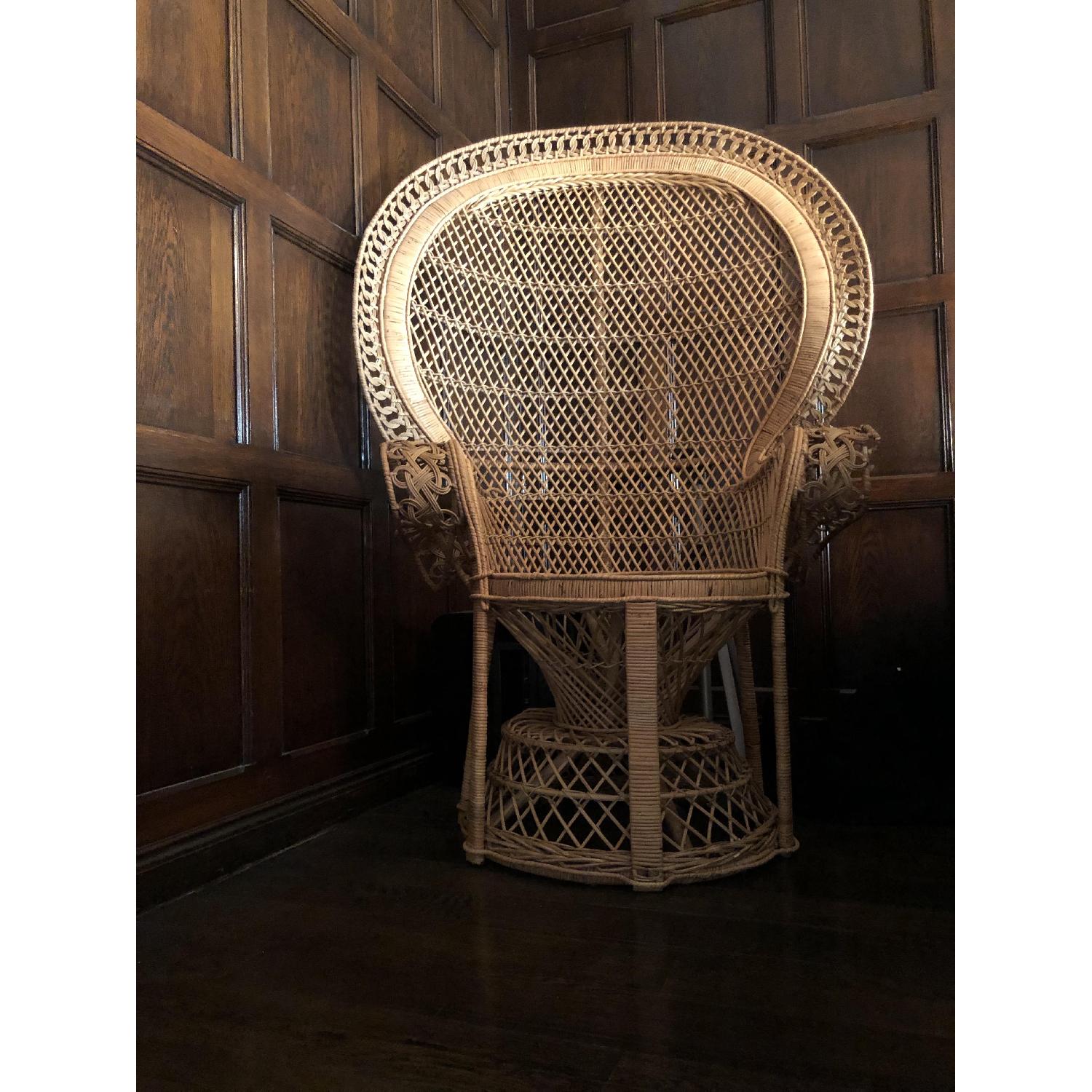 Peacock Rattan Chair - image-1