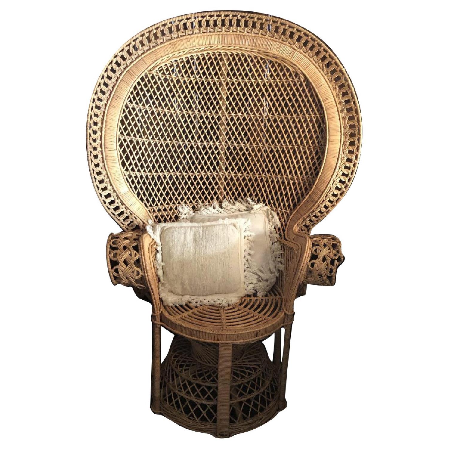 Peacock Rattan Chair - image-0