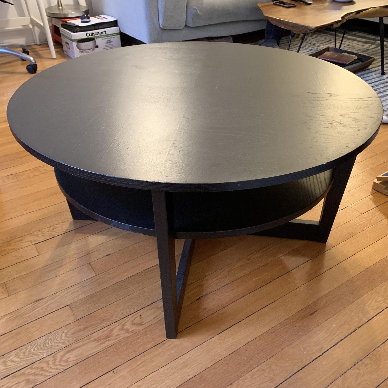 Ikea Vejmon Coffee Table in Black AptDeco