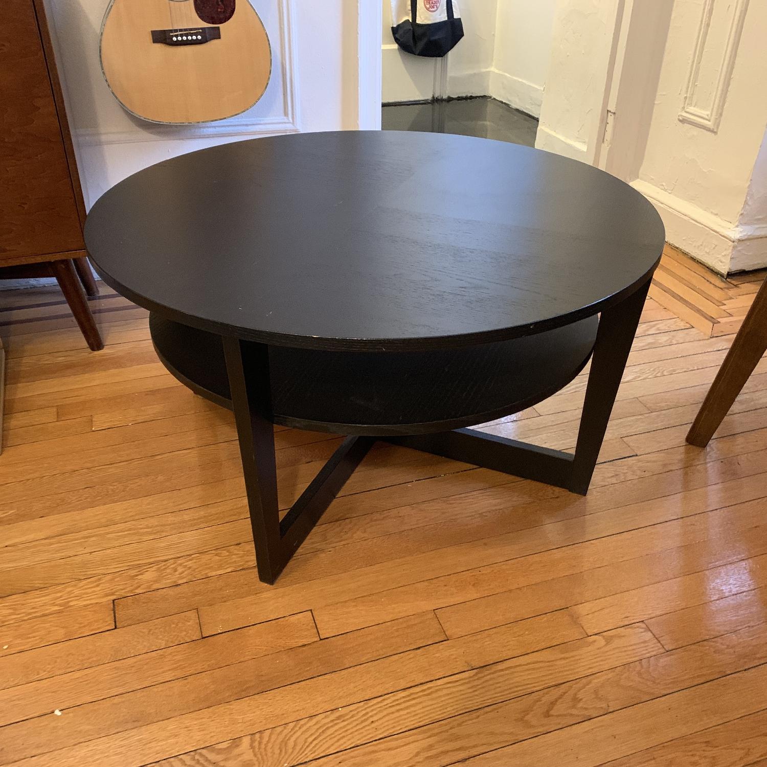 Ikea Vejmon Coffee Table in Black AptDeco