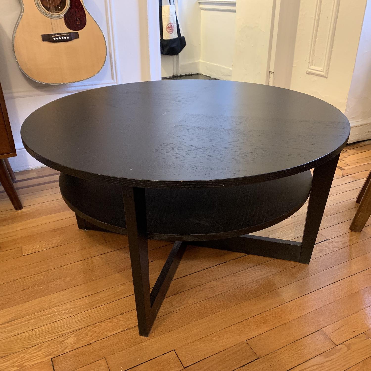 Ikea Vejmon Coffee Table in Black AptDeco