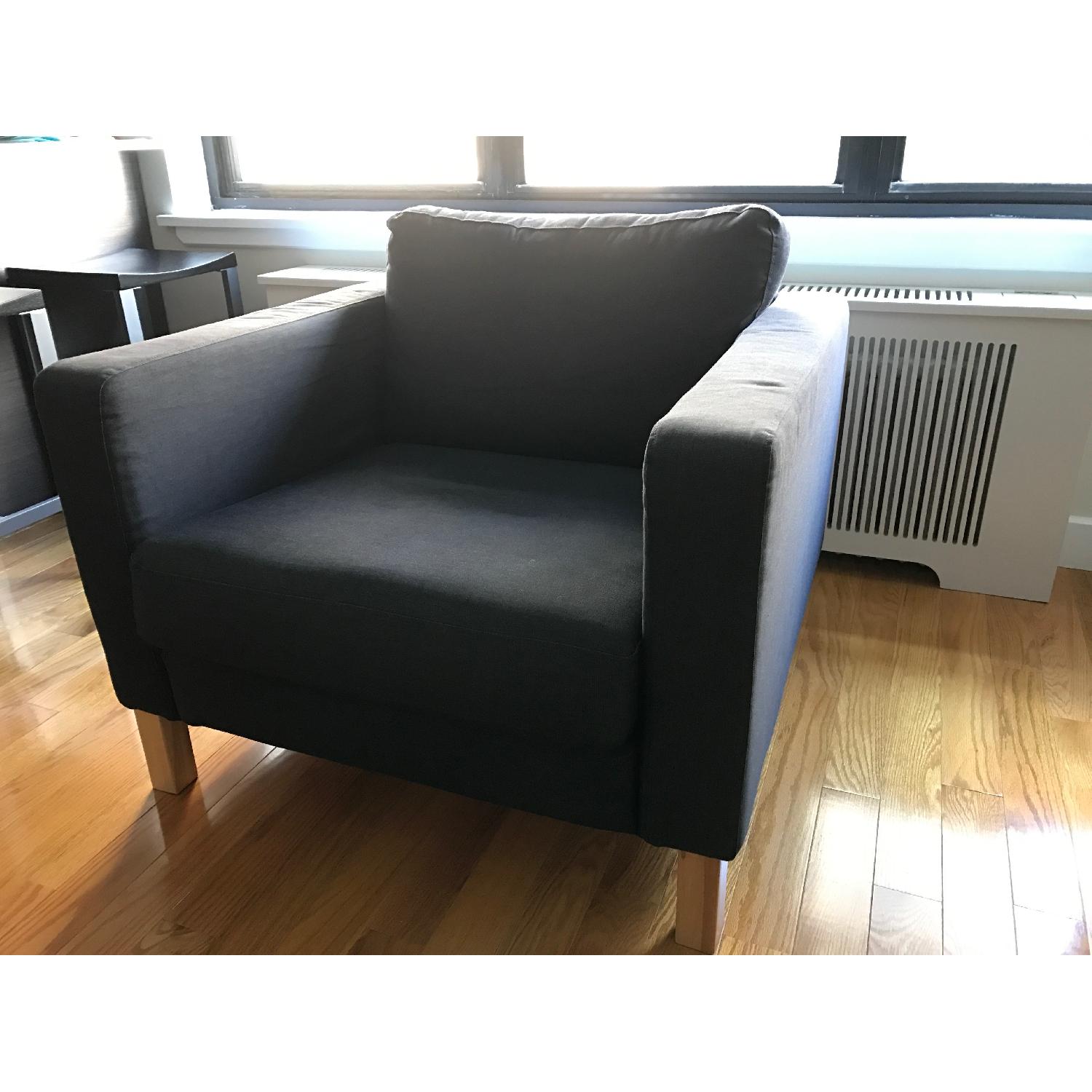 Ikea Karlstad Single Seater w/ Chaise - image-3