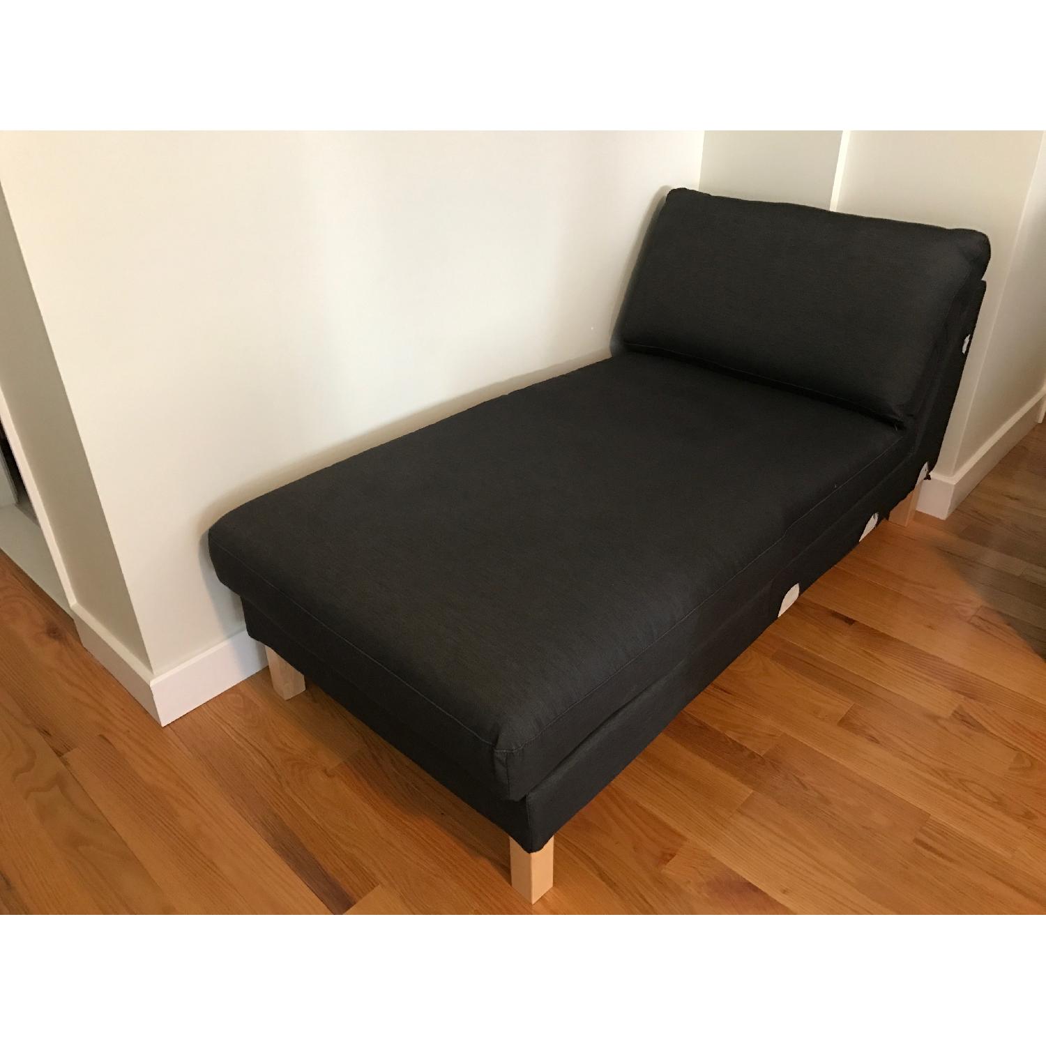 Ikea Karlstad Single Seater w/ Chaise - image-4