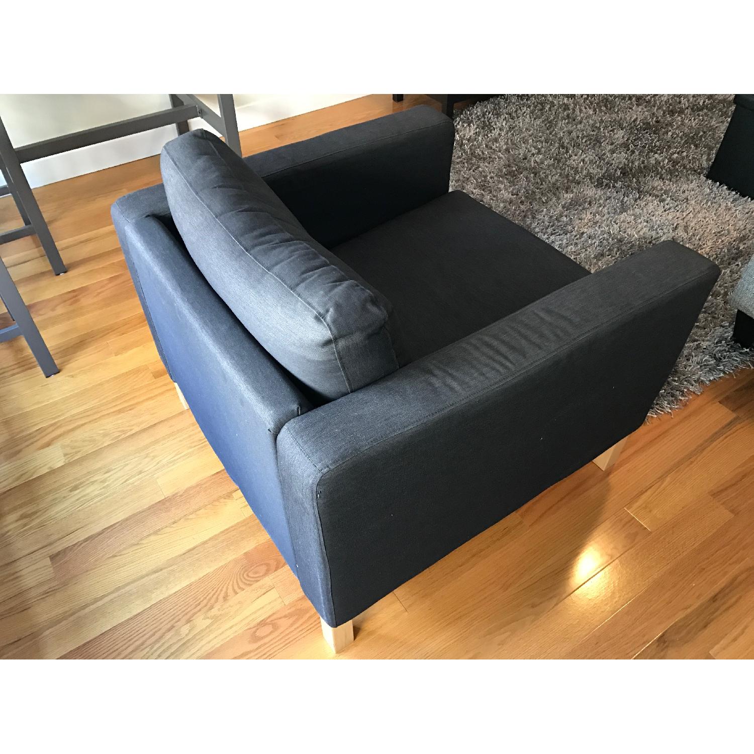 Ikea Karlstad Single Seater w/ Chaise - image-5