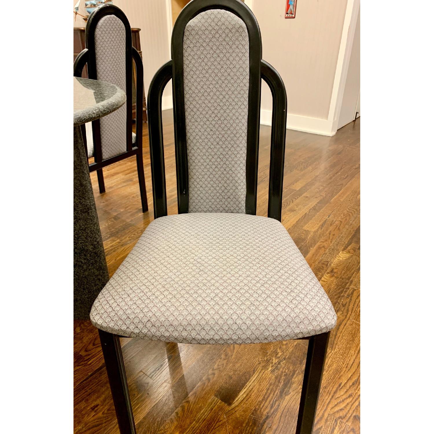 Granite Top Dining Table w/ 4 Chairs - image-4