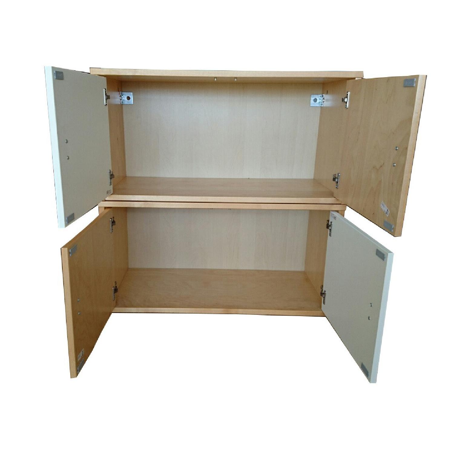 Ikea Wall Storage Units w/ Doors - image-1