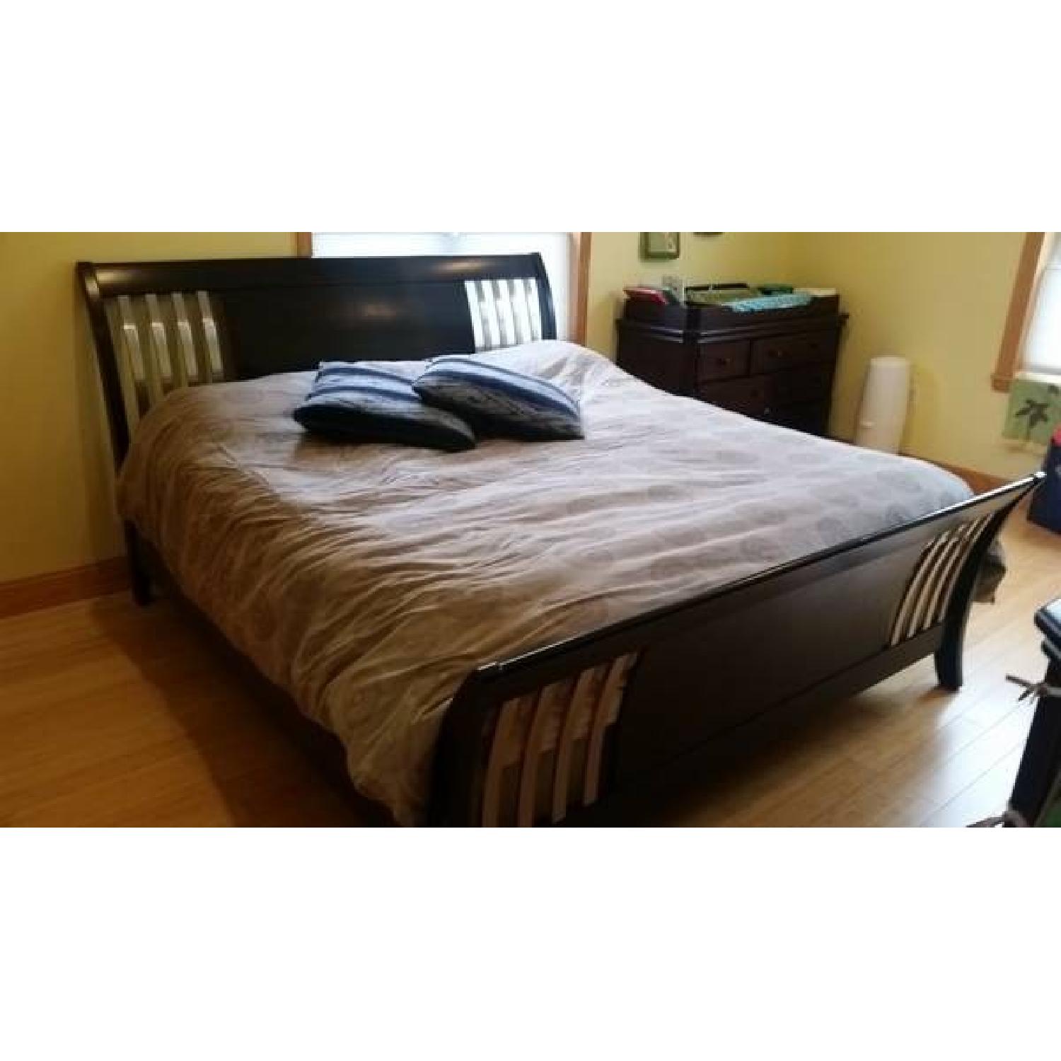 King Size Sleigh Bed Frame - image-6