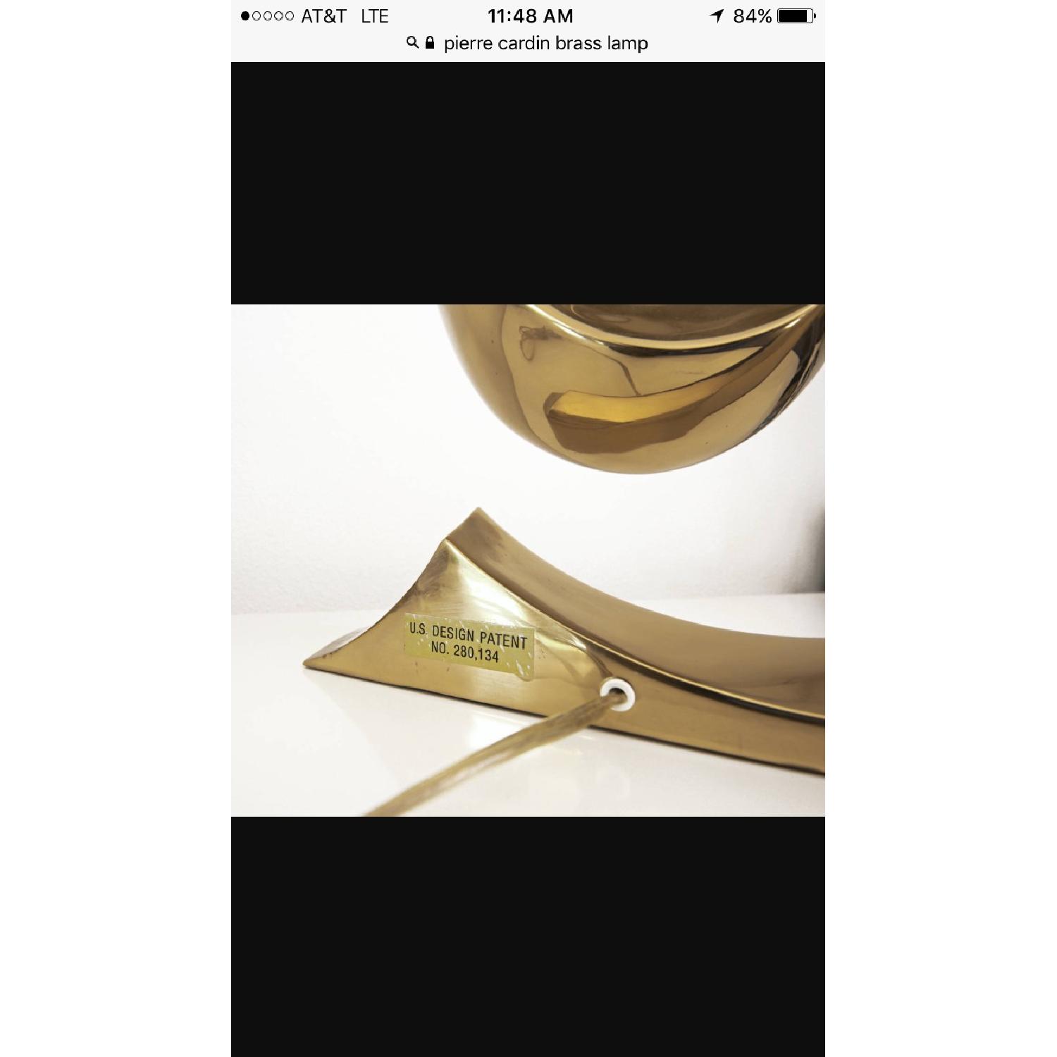 Pierre Cardin Brass Table Lamp - image-2