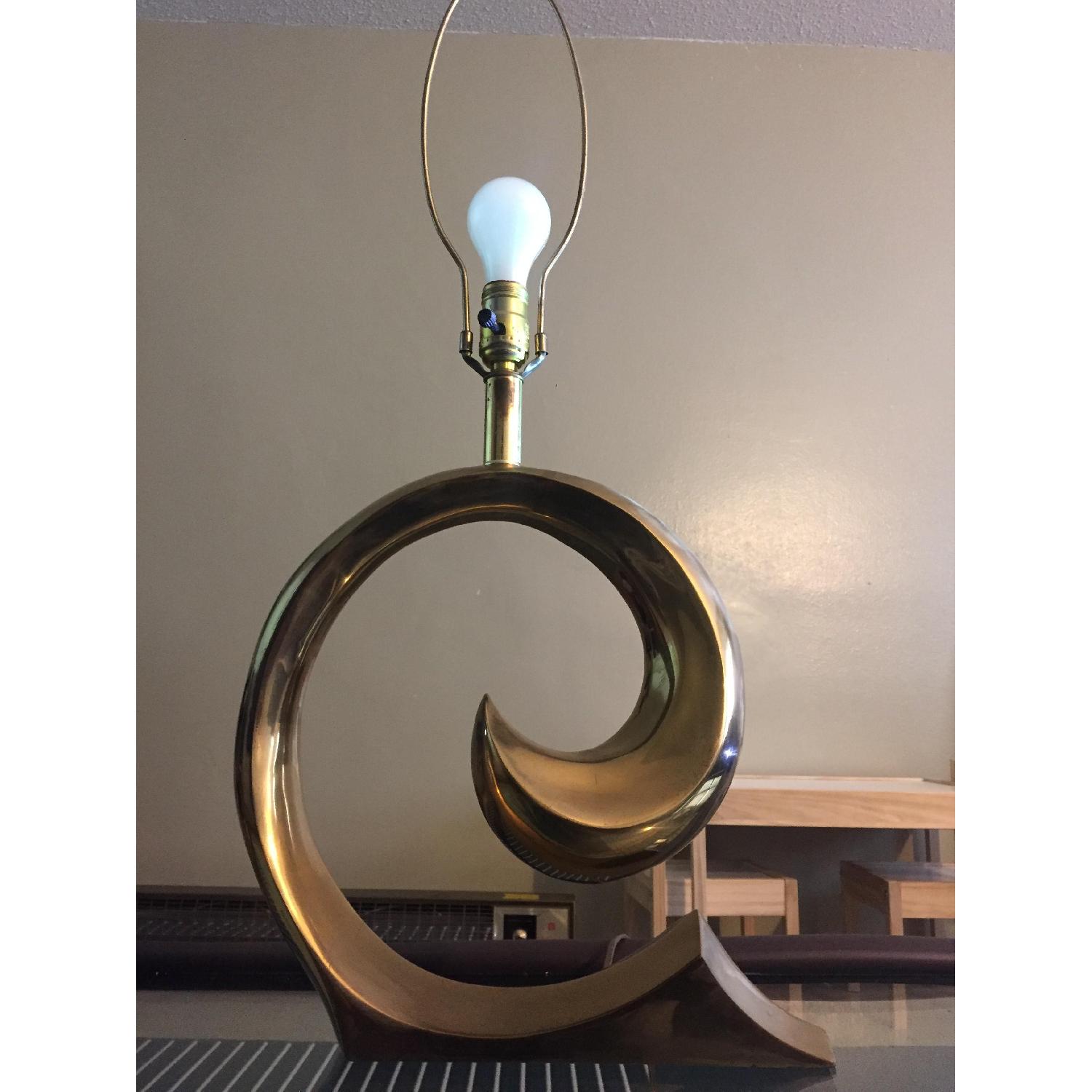 Pierre Cardin Brass Table Lamp - image-5
