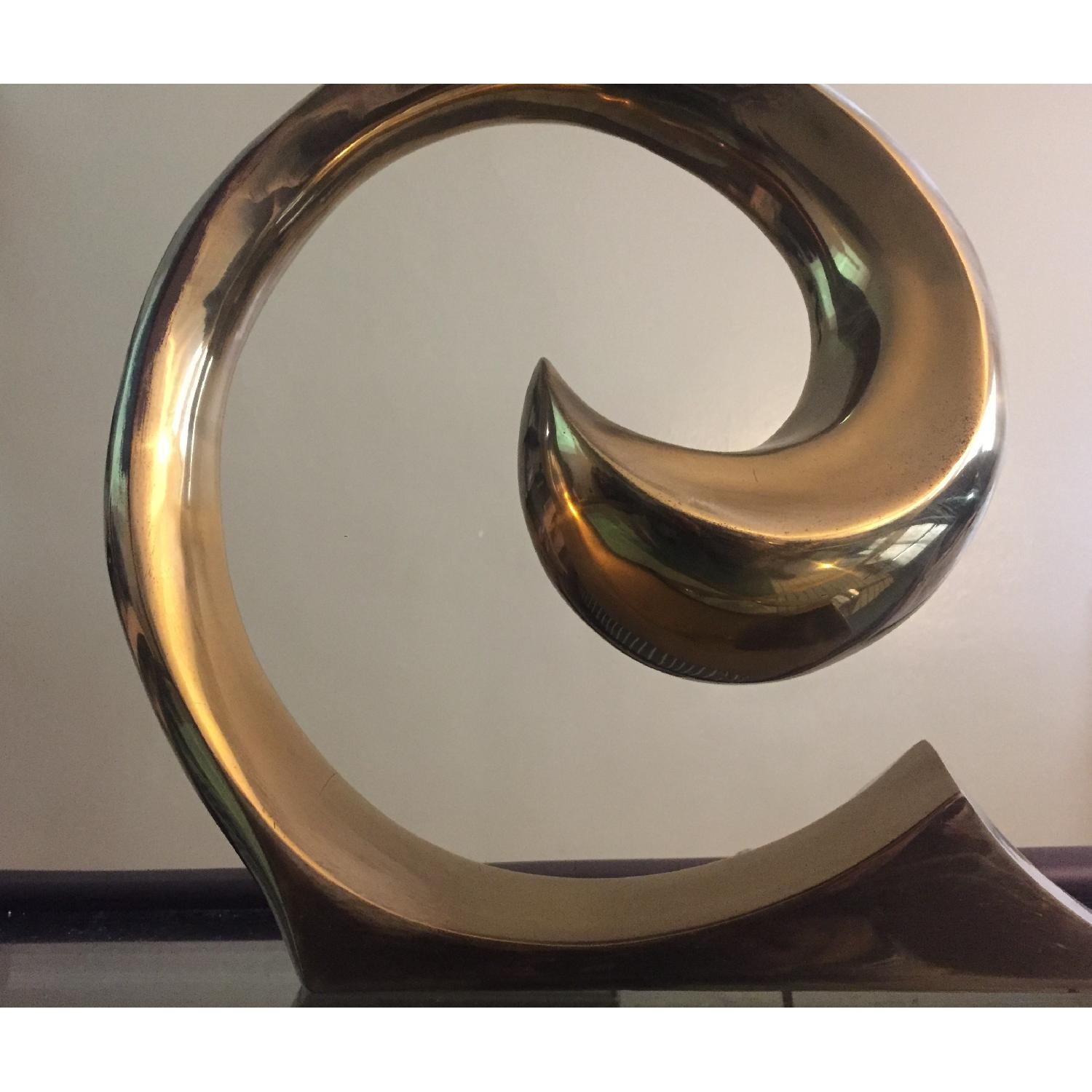 Pierre Cardin Brass Table Lamp - image-8