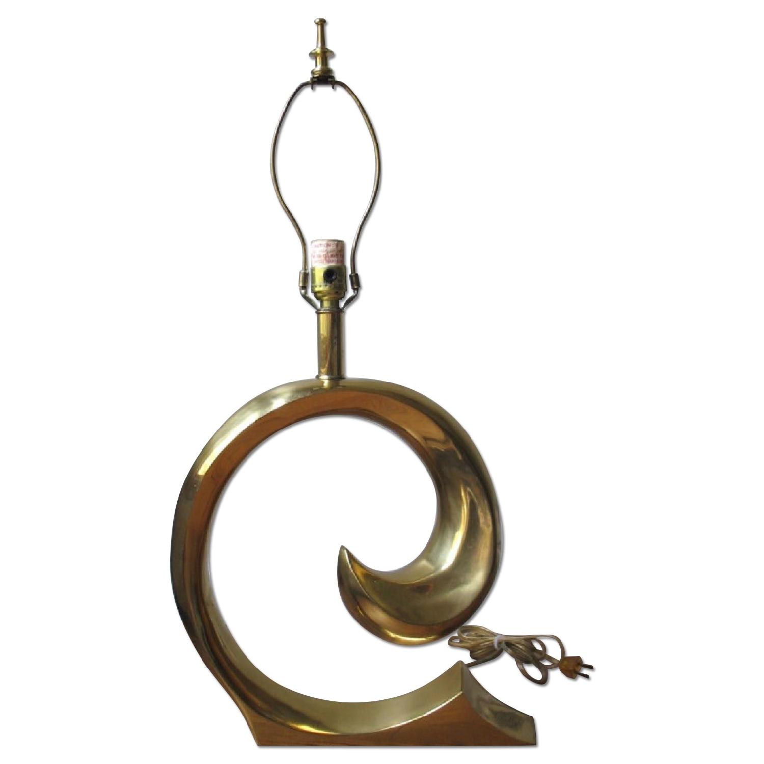 Pierre Cardin Brass Table Lamp - image-0