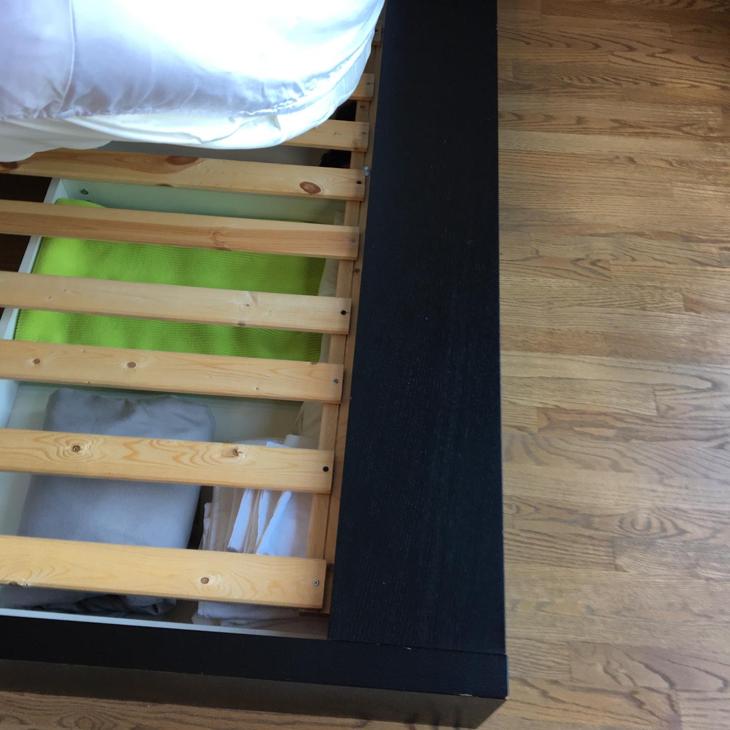 BoConcept Limo Queen Bed Frame & Nightstands in Black Wenge - image-7