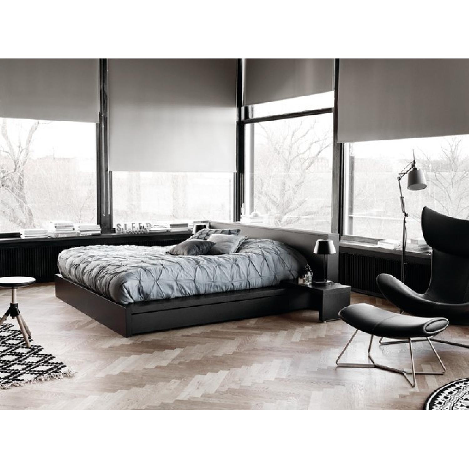 BoConcept Limo Queen Bed Frame & Nightstands in Black Wenge - image-12