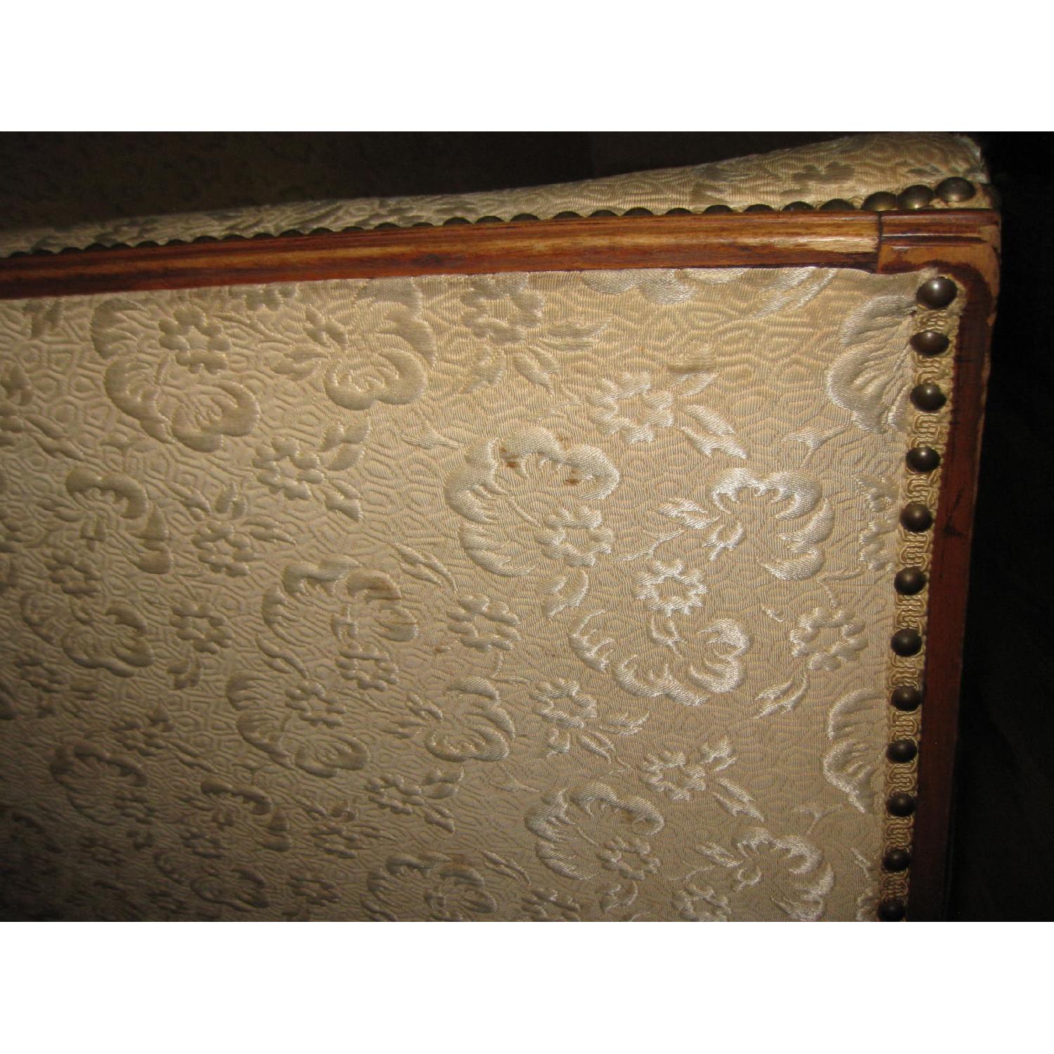 1940s Oak Wood Frame Sofa - image-5