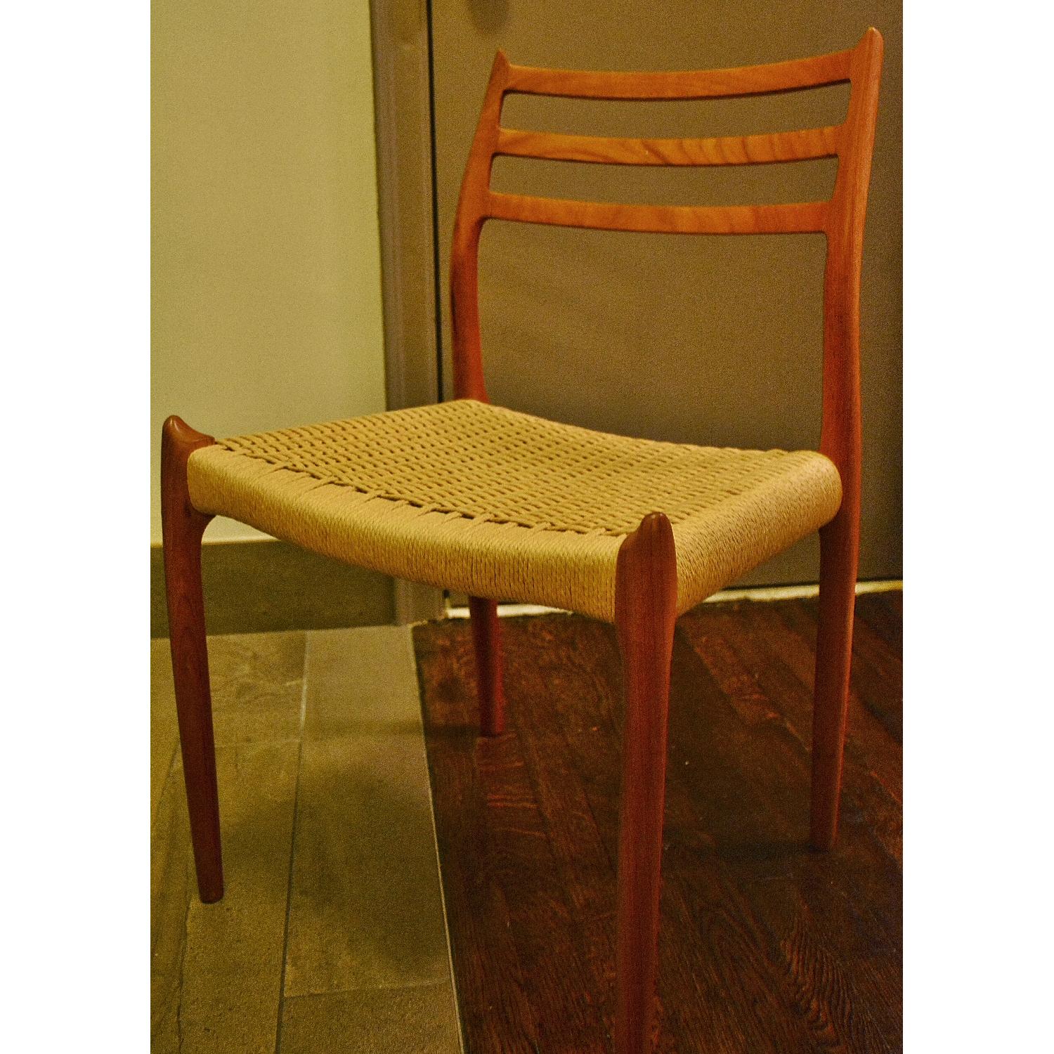 Vintage Danish Modern Teak Dining Chair - image-1
