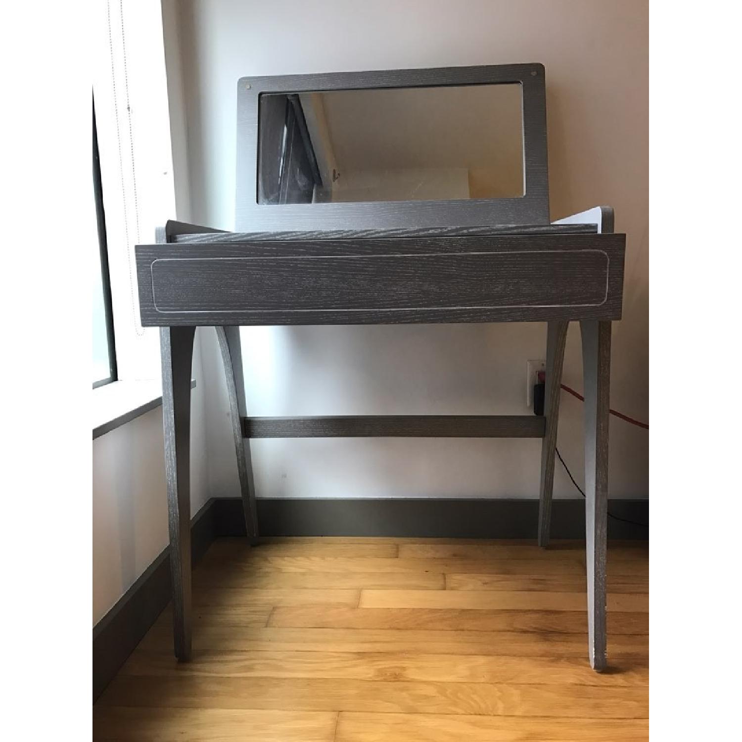 CB2 Vanity w/ Mirror - image-4