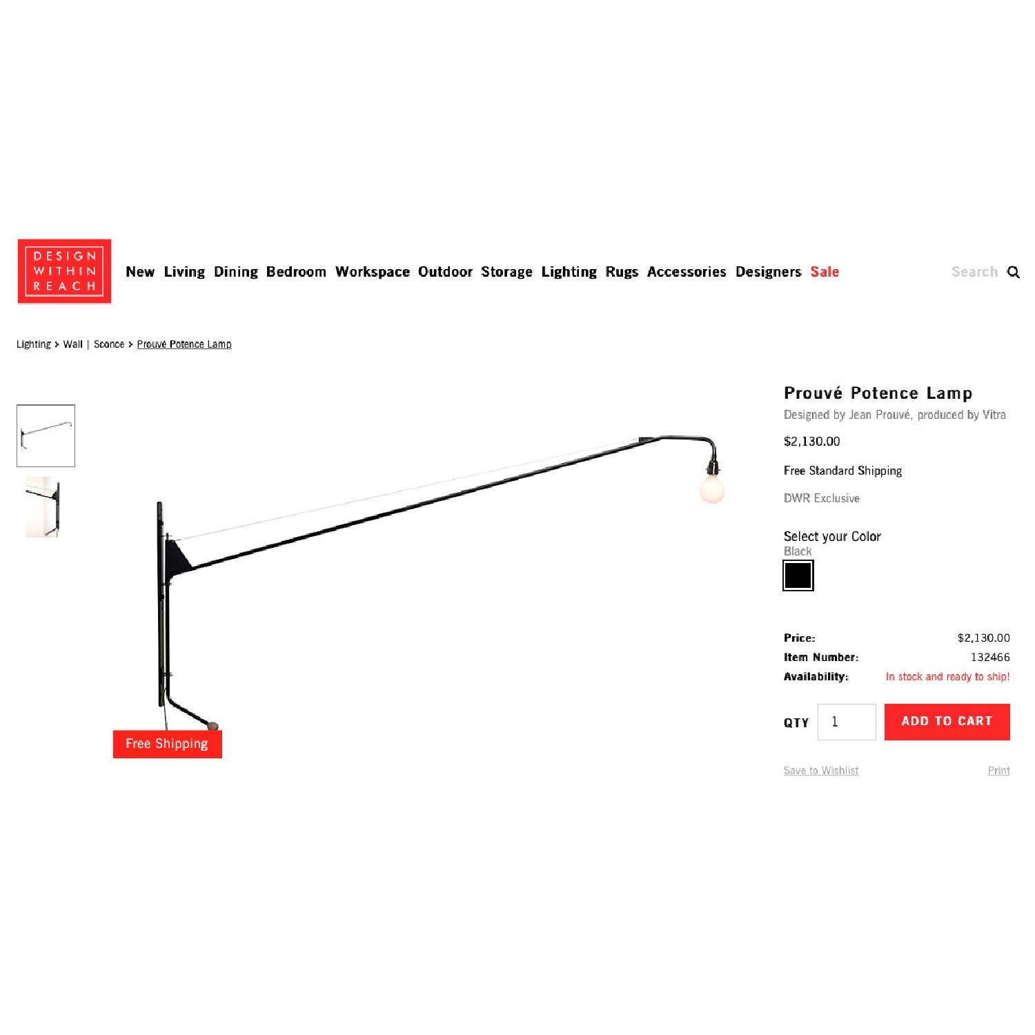 Vitra Prouv Potence Lamp - image-4