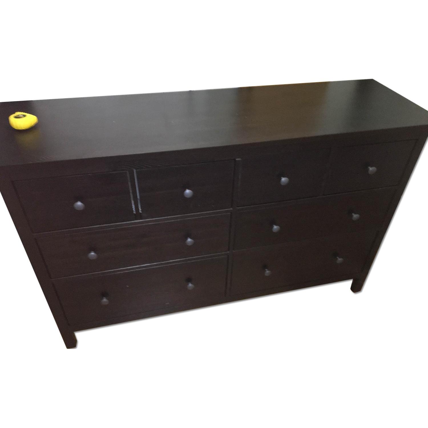 Ikea Hemnes 8Drawer Dresser in Black AptDeco