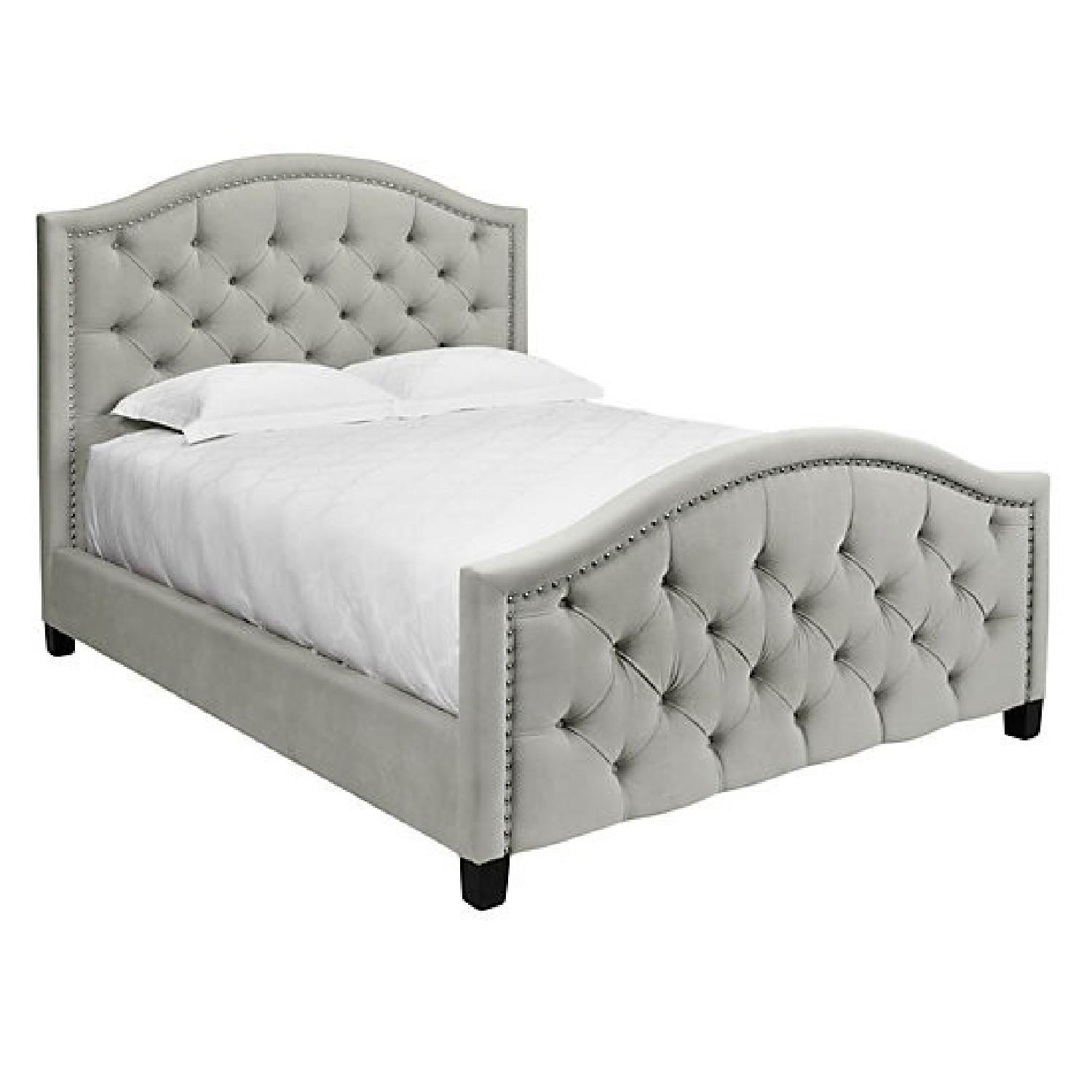 Z Gallerie Nicolette Queen Size Bed Frame - image-1