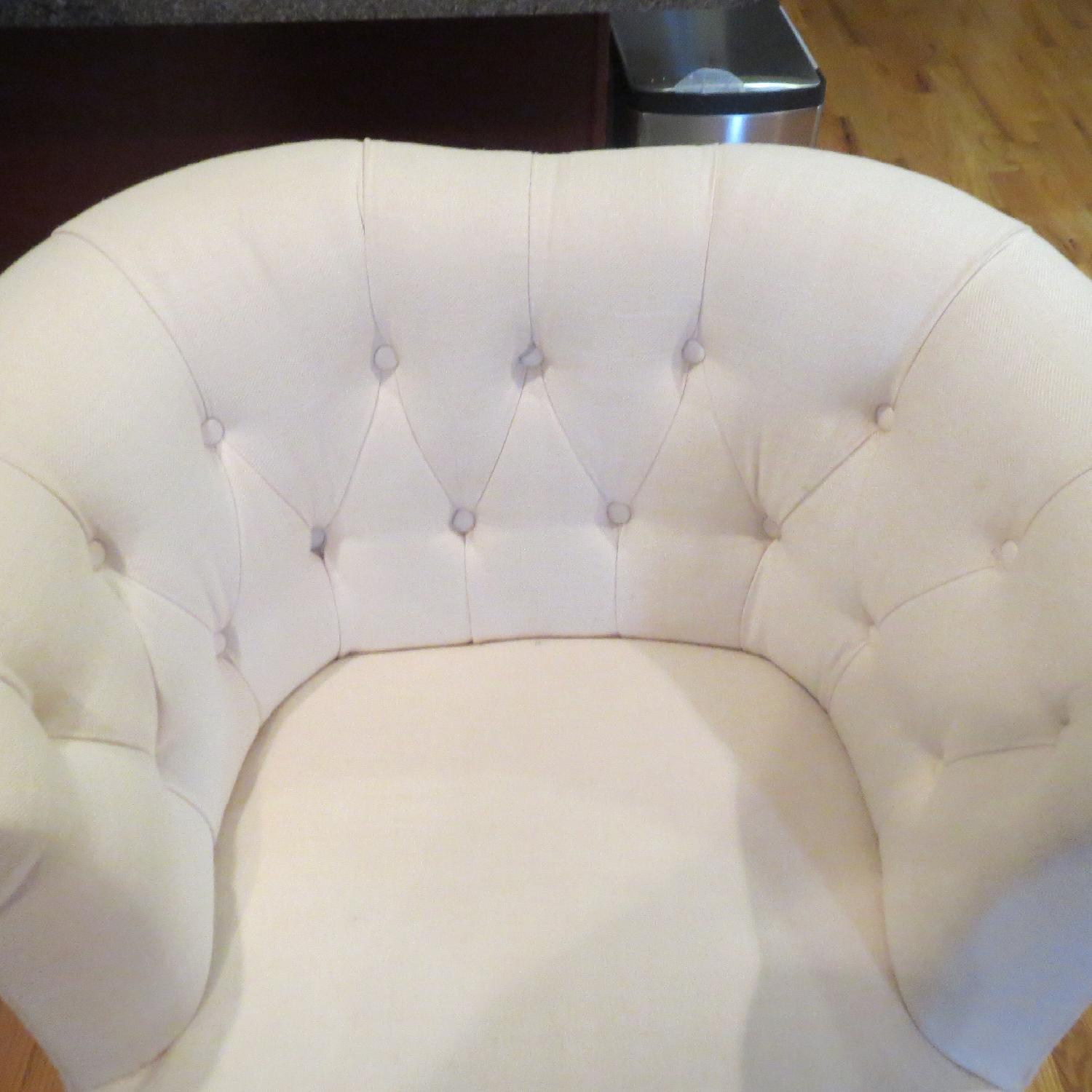 Pier 1 Colette Parchment Ivory Armchair - image-5