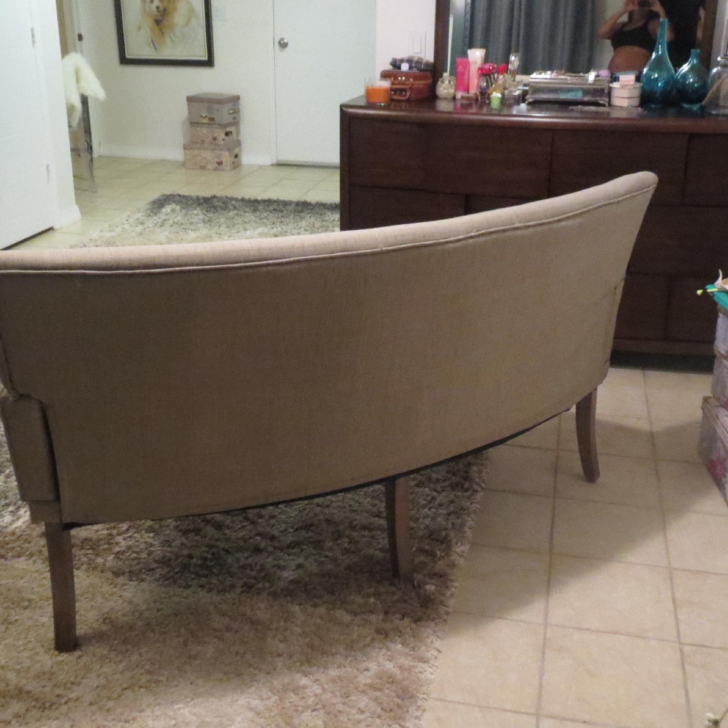 The Hilton Curved Graphite Loveseat - image-4