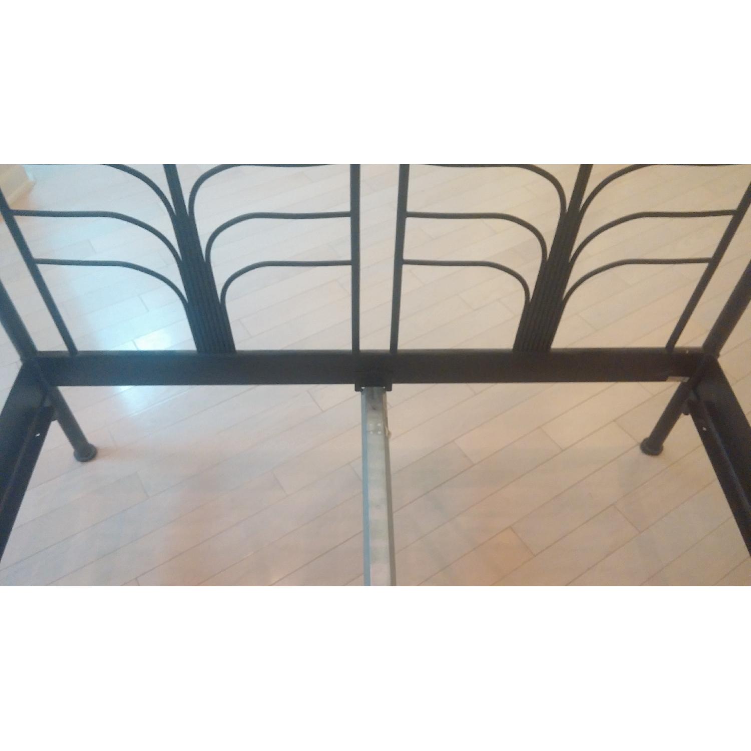Ikea Black Metal Full Size Bed Frame - image-2