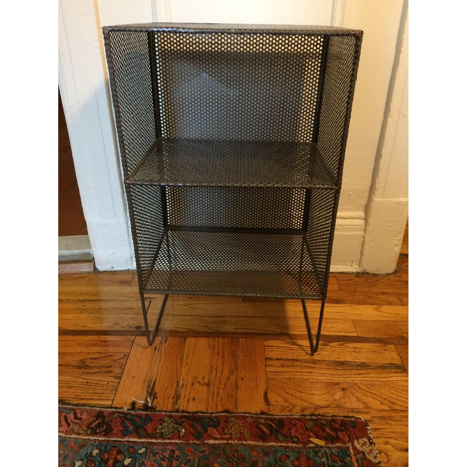 CB2 Industrial Mesh 2-Story Shelf - image-2