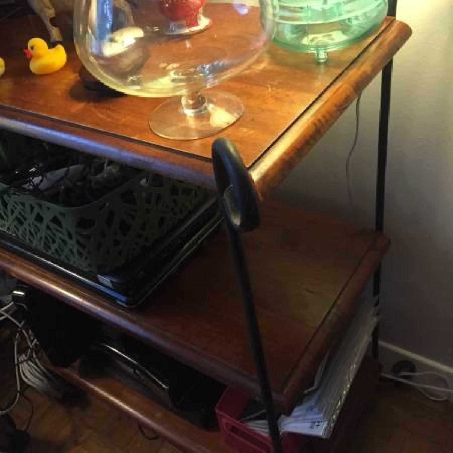 Cast Iron & Wood Shelf Unit - image-2