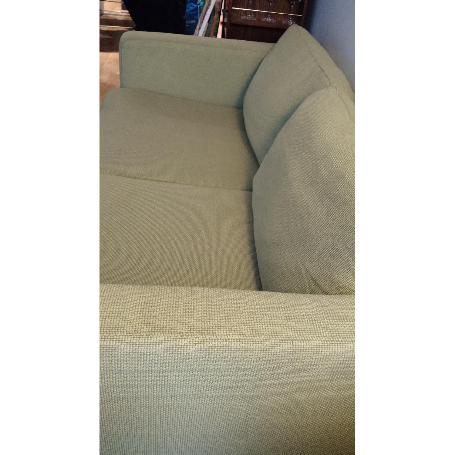 Ikea Karlstad Sofa in Green Fabric - image-3