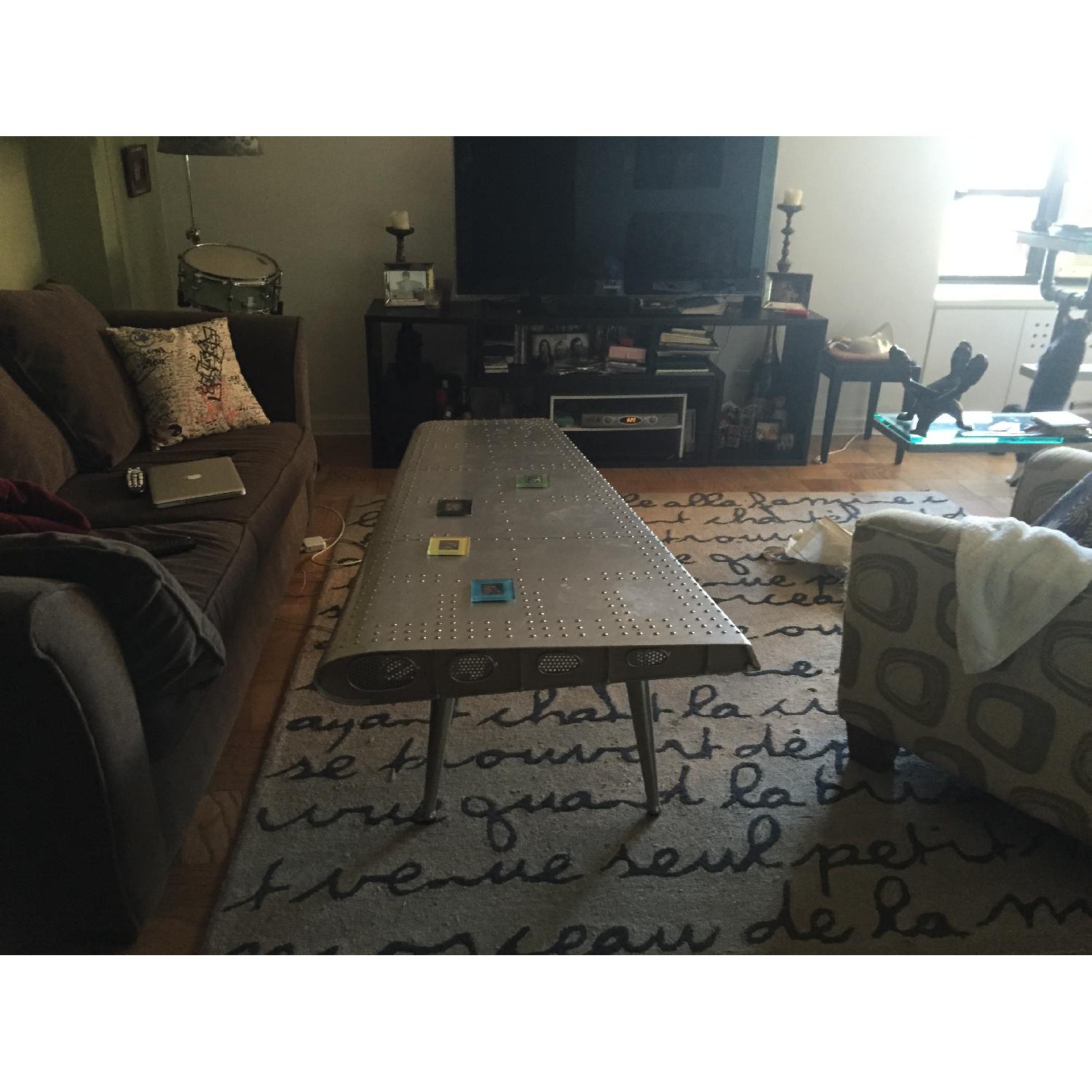 Metalworks Airplane Wing Coffee Table - image-1