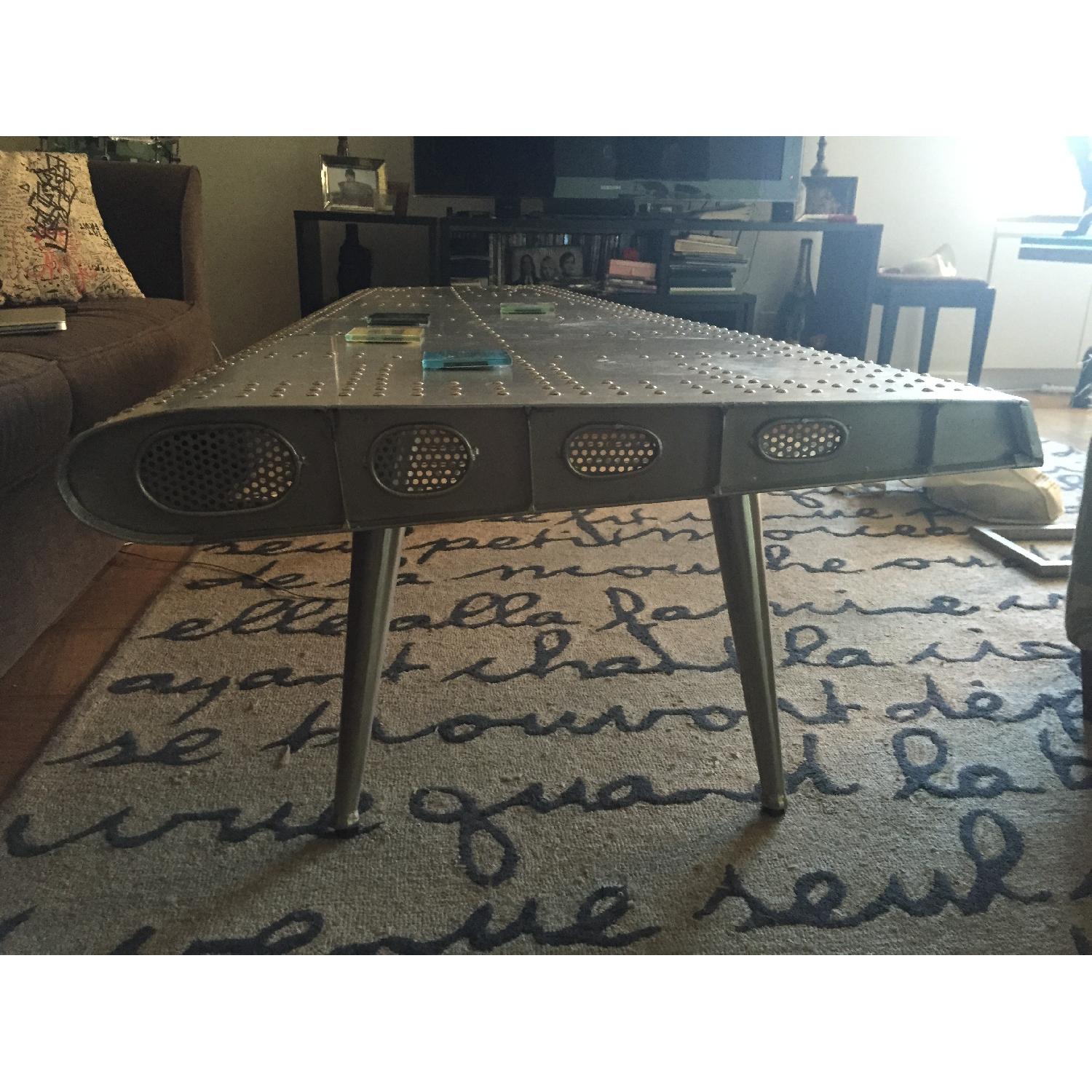 Metalworks Airplane Wing Coffee Table - image-2