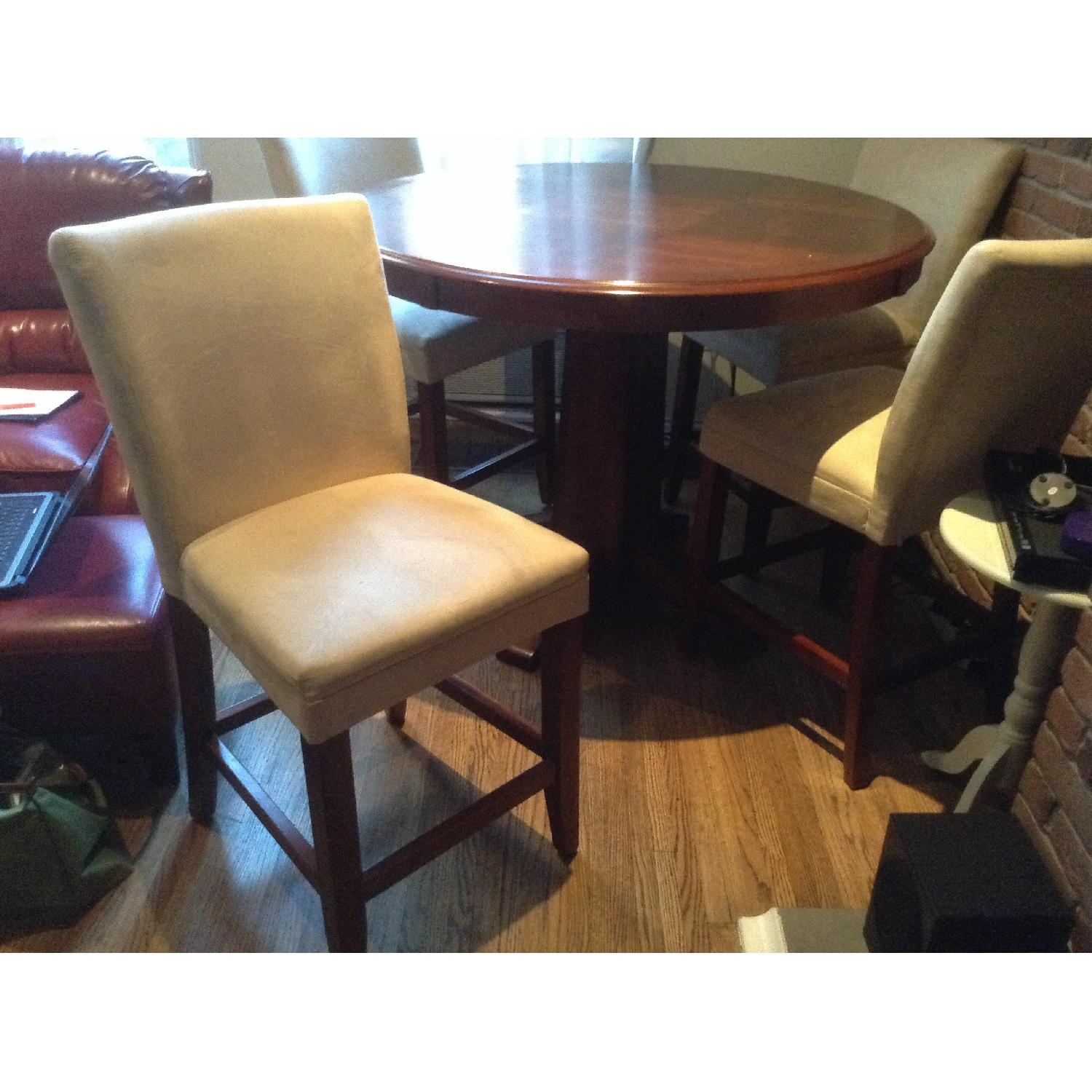 High Top Dining Table w/ 4 Chairs - image-4