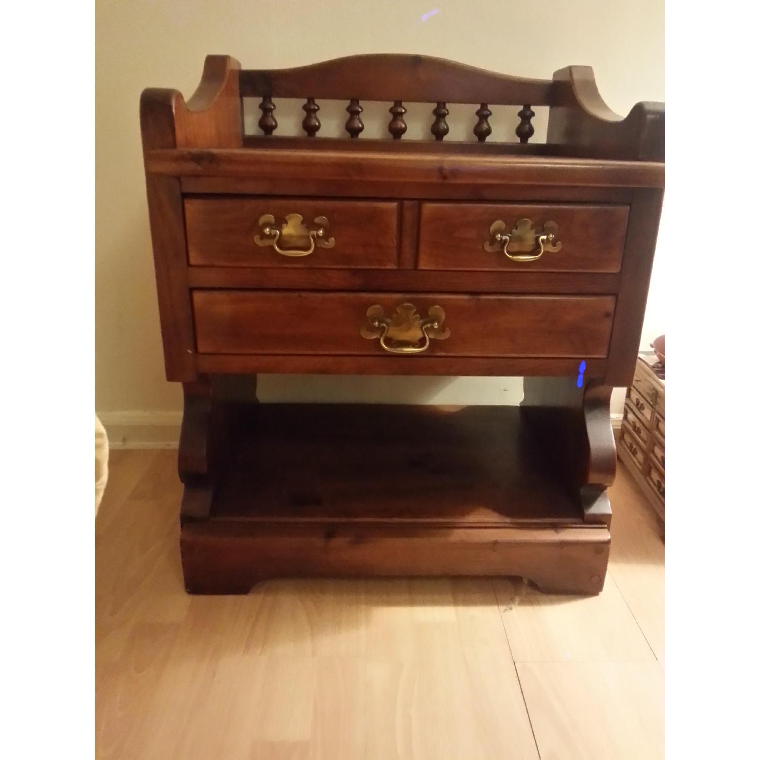 Link Taylor Antique Pine Nightstand - image-1