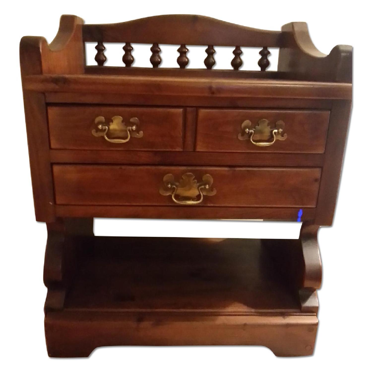 Link Taylor Antique Pine Nightstand - image-0